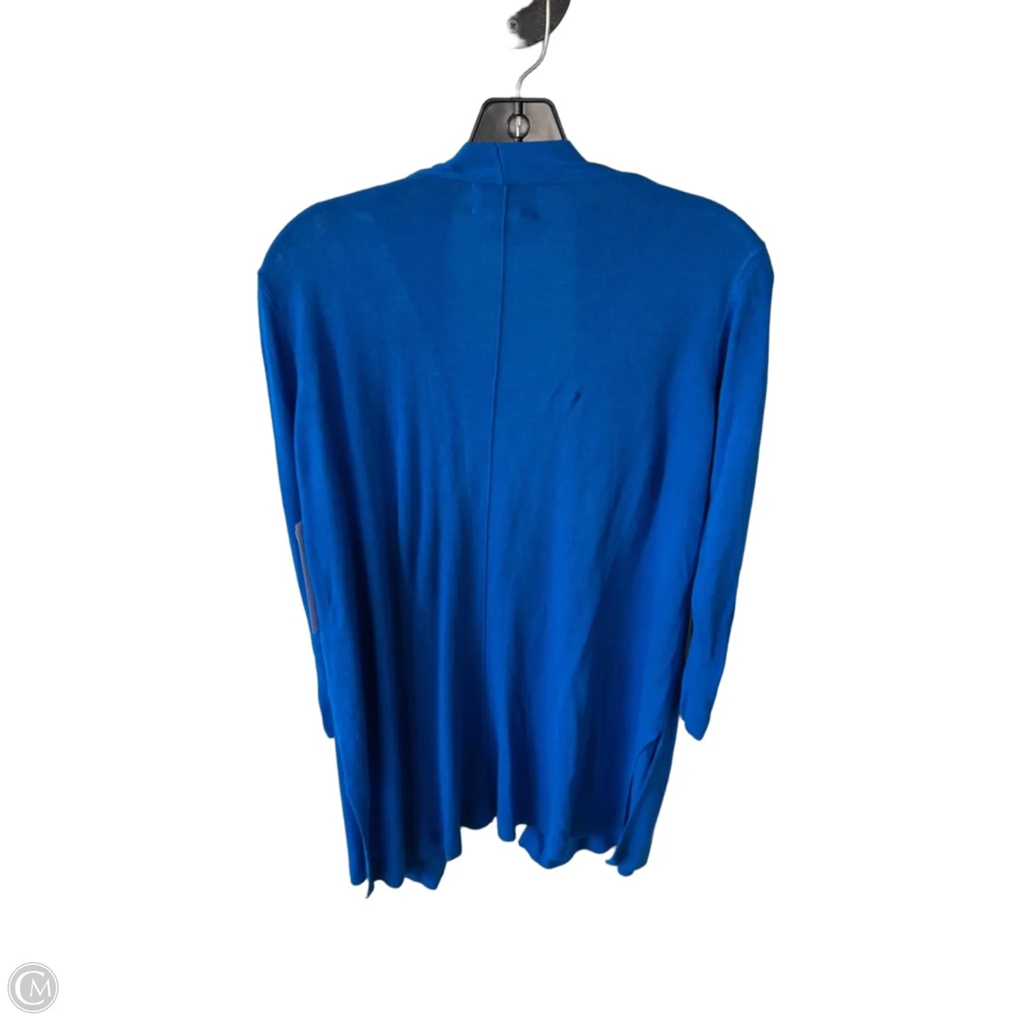 Sweater Cardigan By Peck And Peck In Blue, Size: L