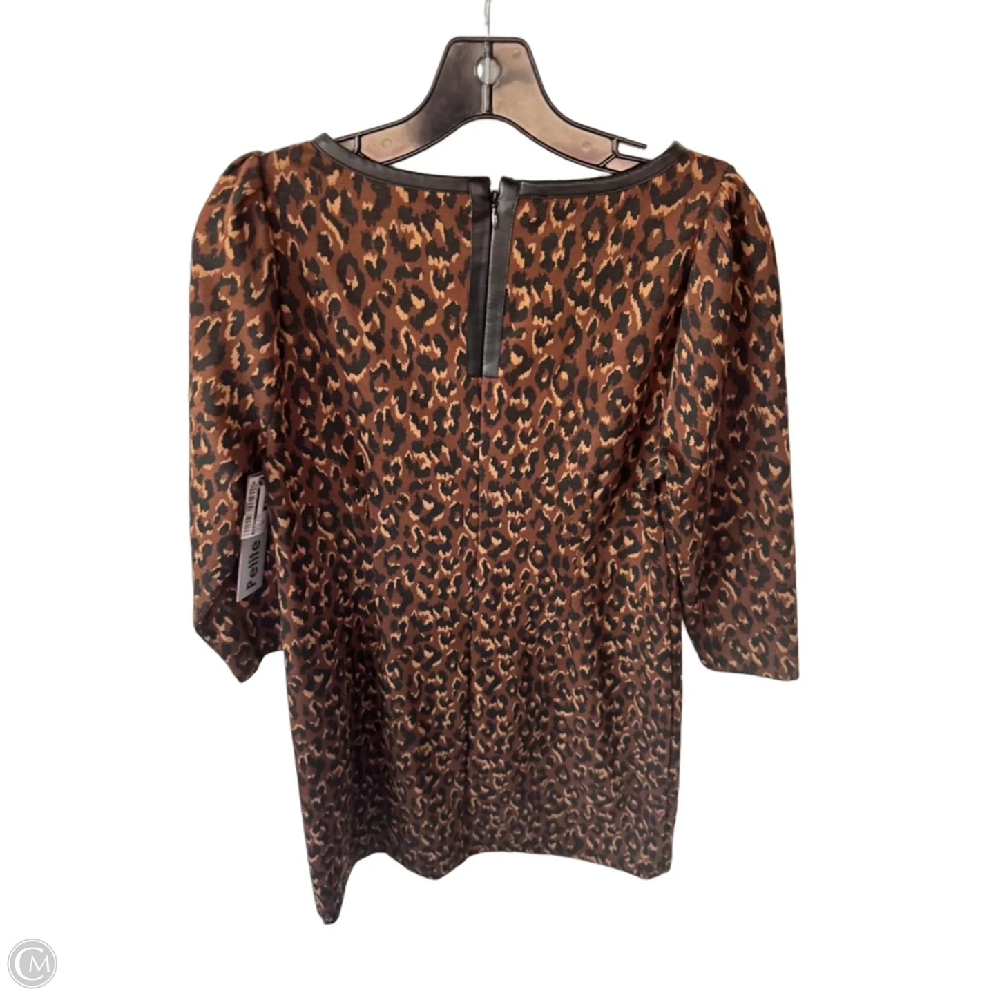 Dress Work By Talbots In Brown & Tan, Size: Mp