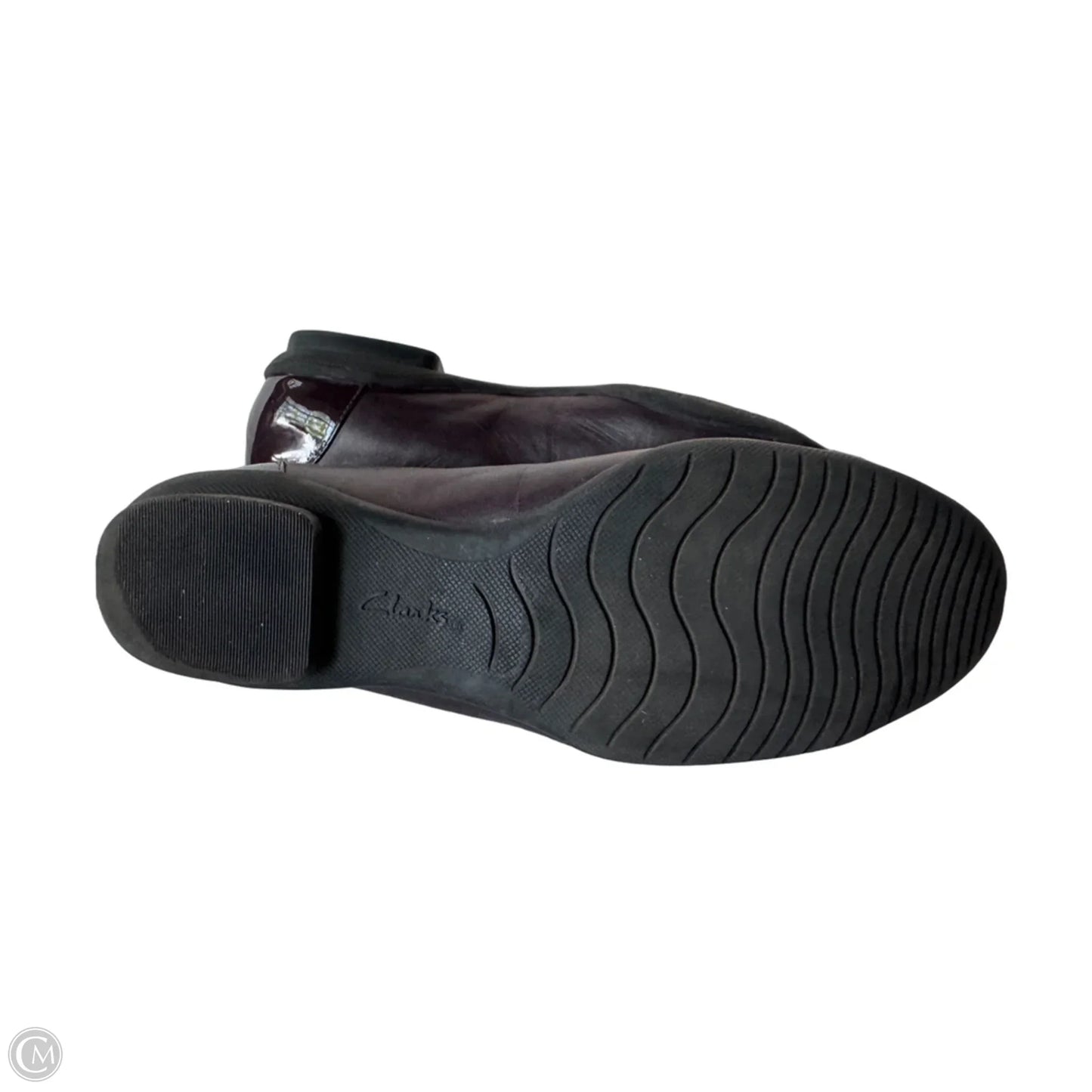 Shoes Flats By Clarks In Brown, Size: 8