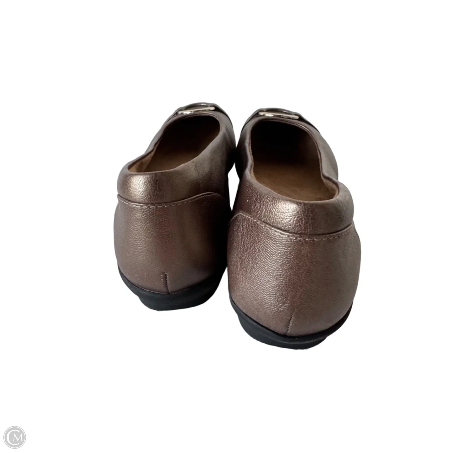 Shoes Flats By Clarks In Gold, Size: 8