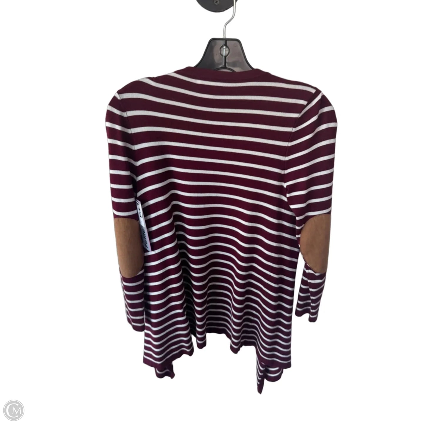Sweater Cardigan By Market & Spruce In Red & White, Size: Sp