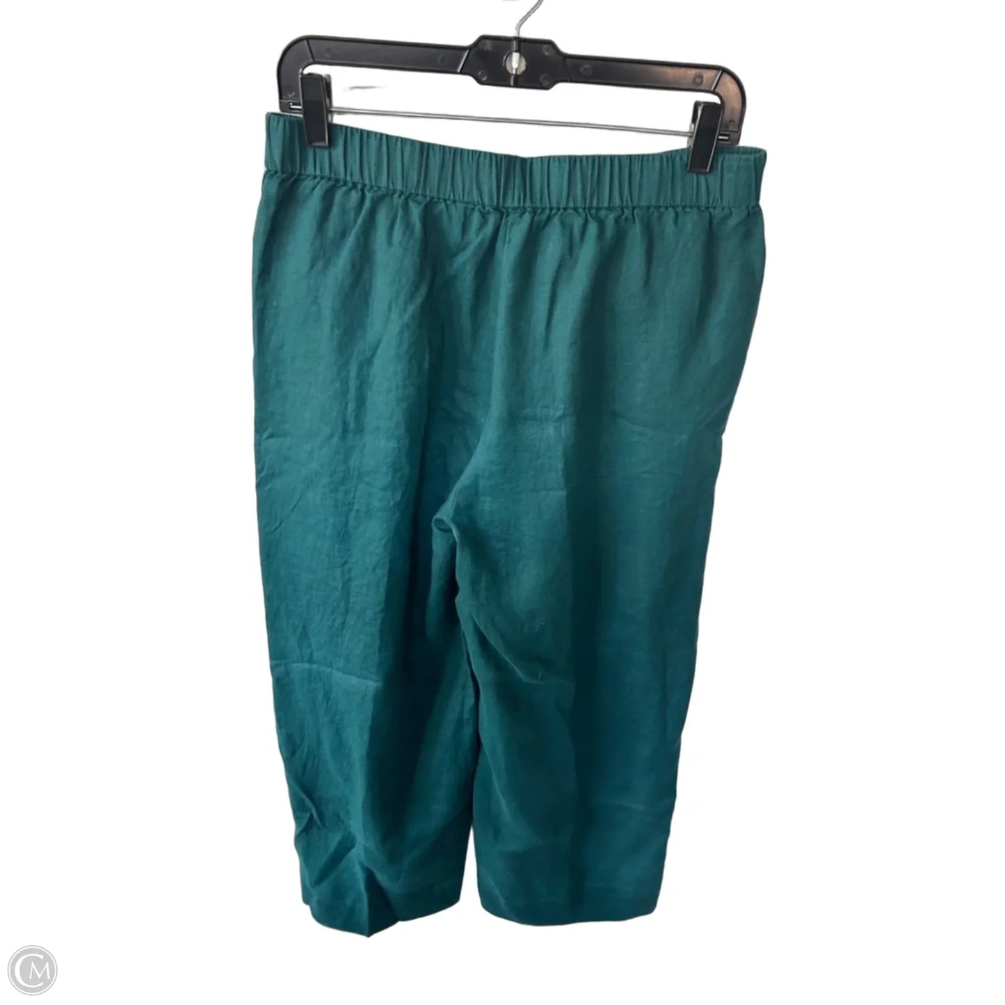 Pants Linen By Eileen Fisher In Green, Size: S