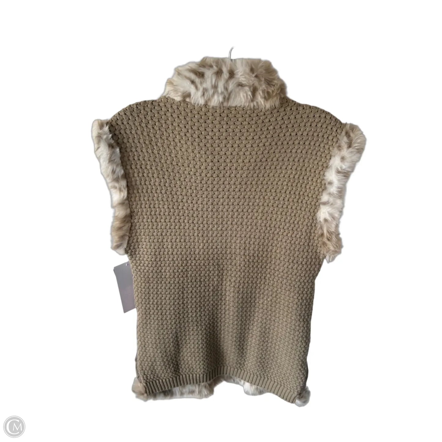 Vest Puffer & Quilted By Bagatelle In Tan, Size: M