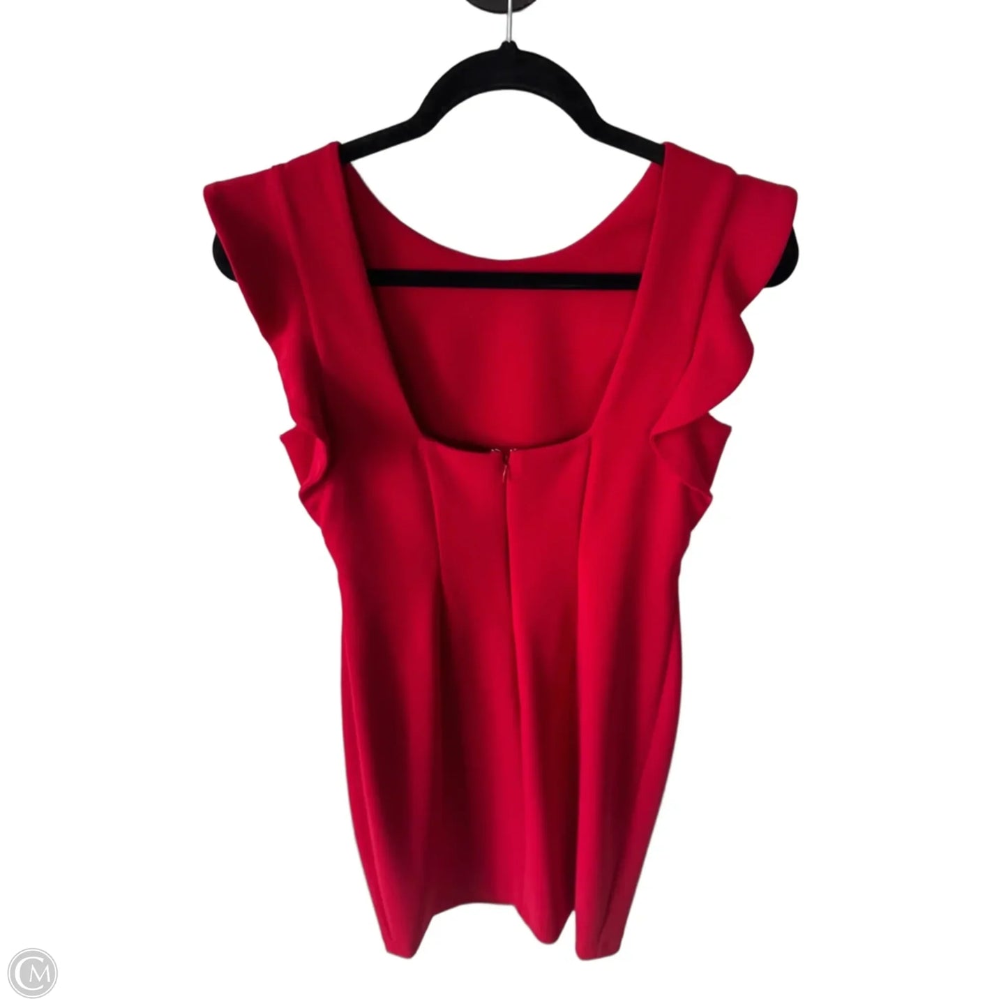 Dress Party Midi By Calvin Klein In Red, Size: S