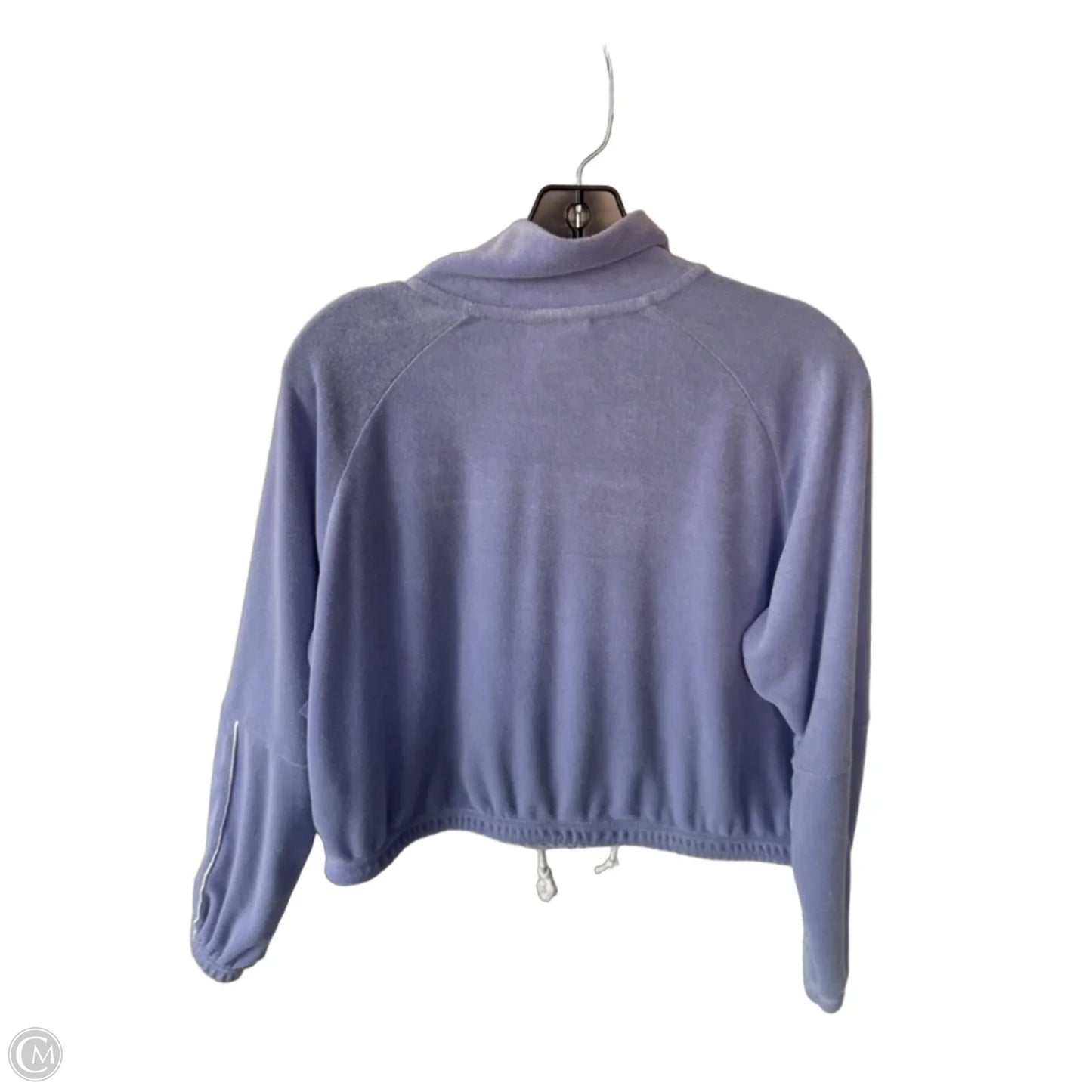 Athletic Sweatshirt Collar By Nike In Purple, Size: M