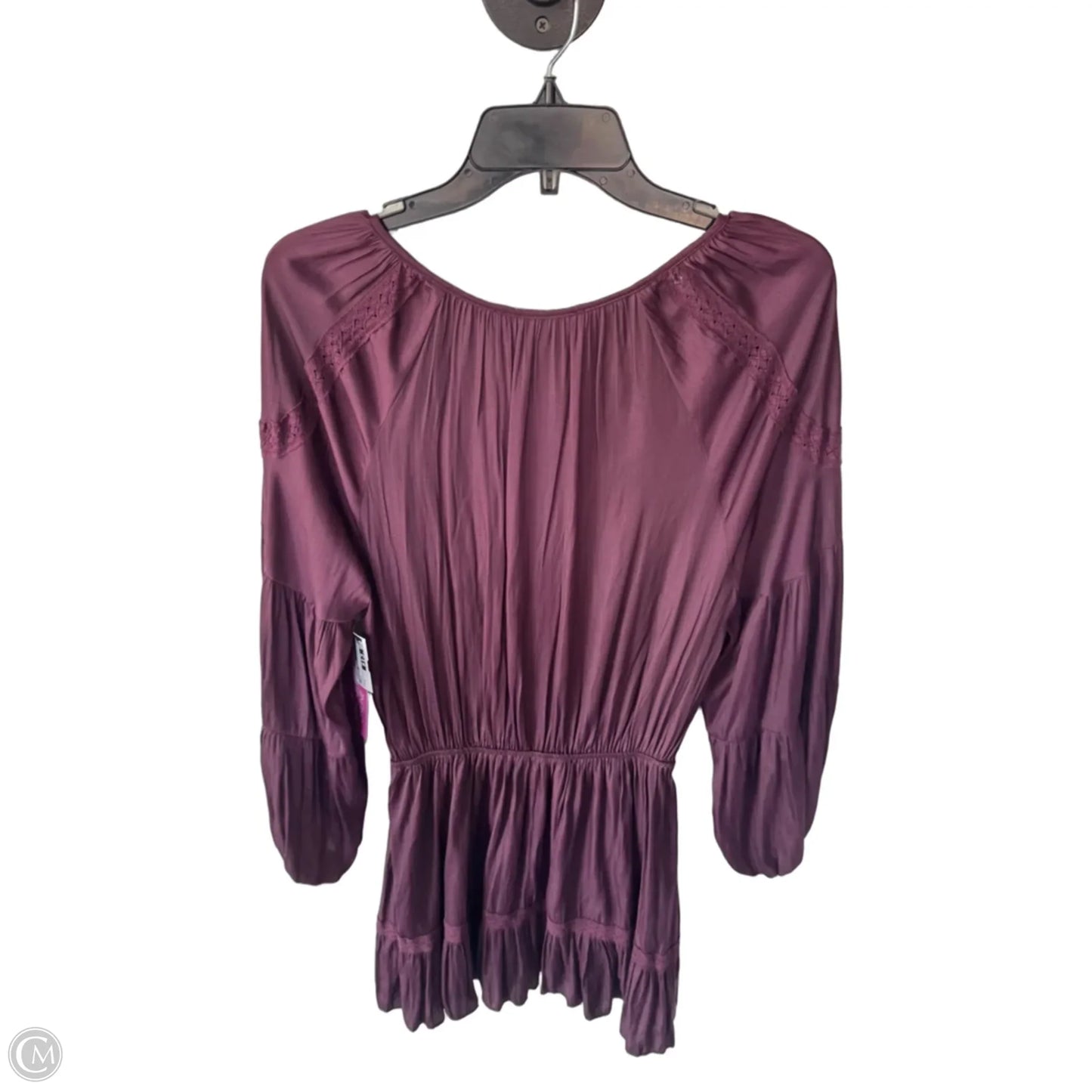 Dress Work By Mustard Seed In Maroon, Size: S