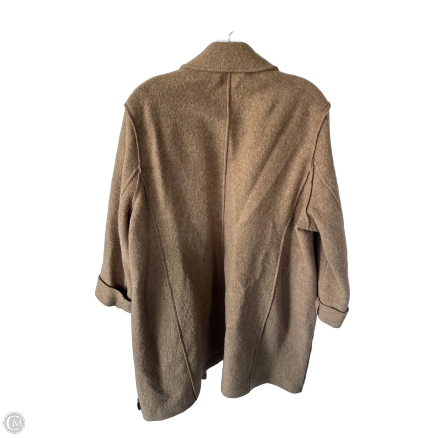 Coat Wool By J. Crew In Brown, Size: Xl