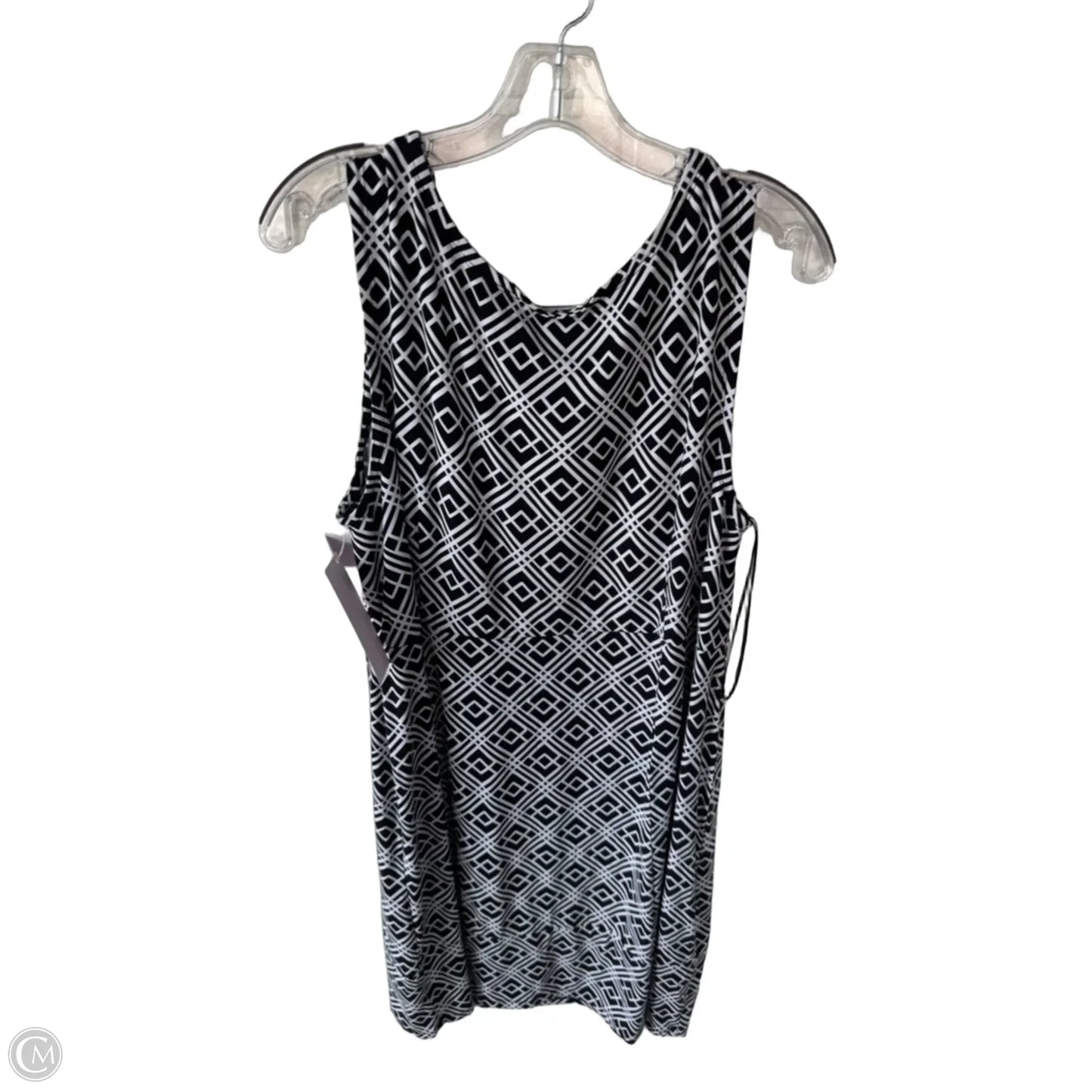Dress Casual Midi By Jm Collections In Black & White, Size: 2x