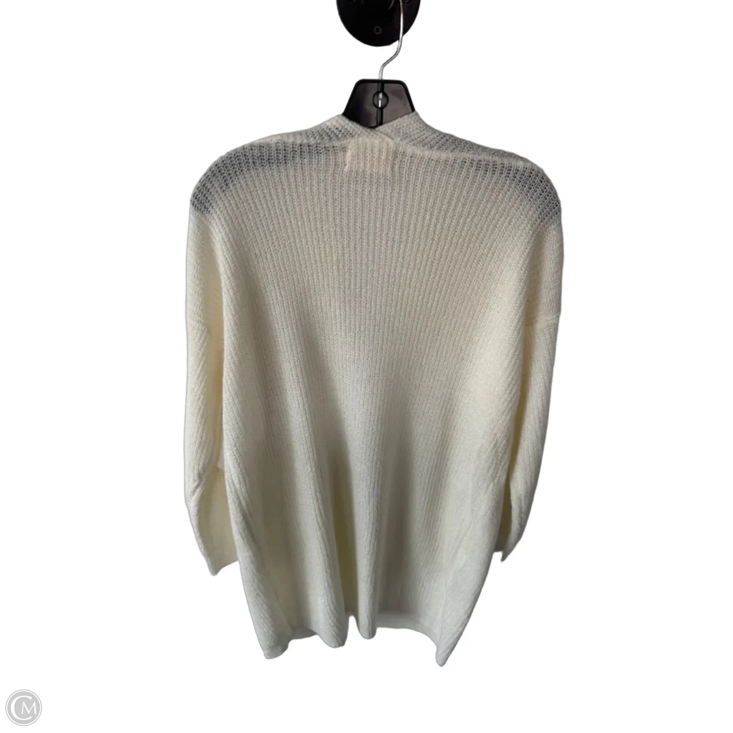 Sweater Cardigan By Dreamers In Cream, Size: M