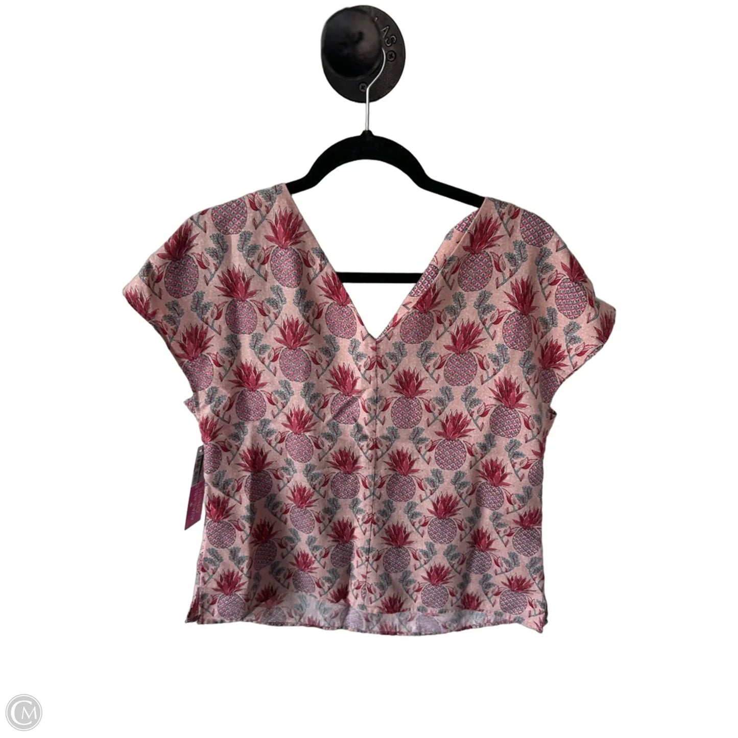 Blouse Sleeveless By Boden In Pink & Red, Size: M