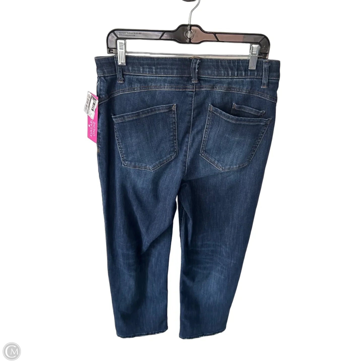Jeans Straight By Democracy In Blue Denim, Size: 12