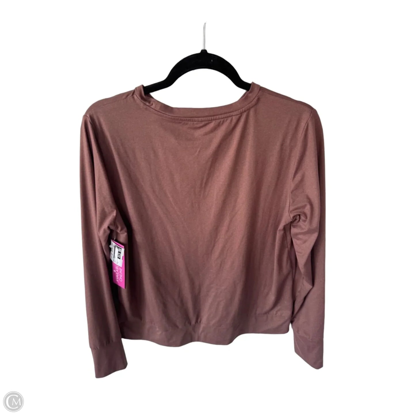 Top Long Sleeve Basic By Lukka In Brown, Size: M