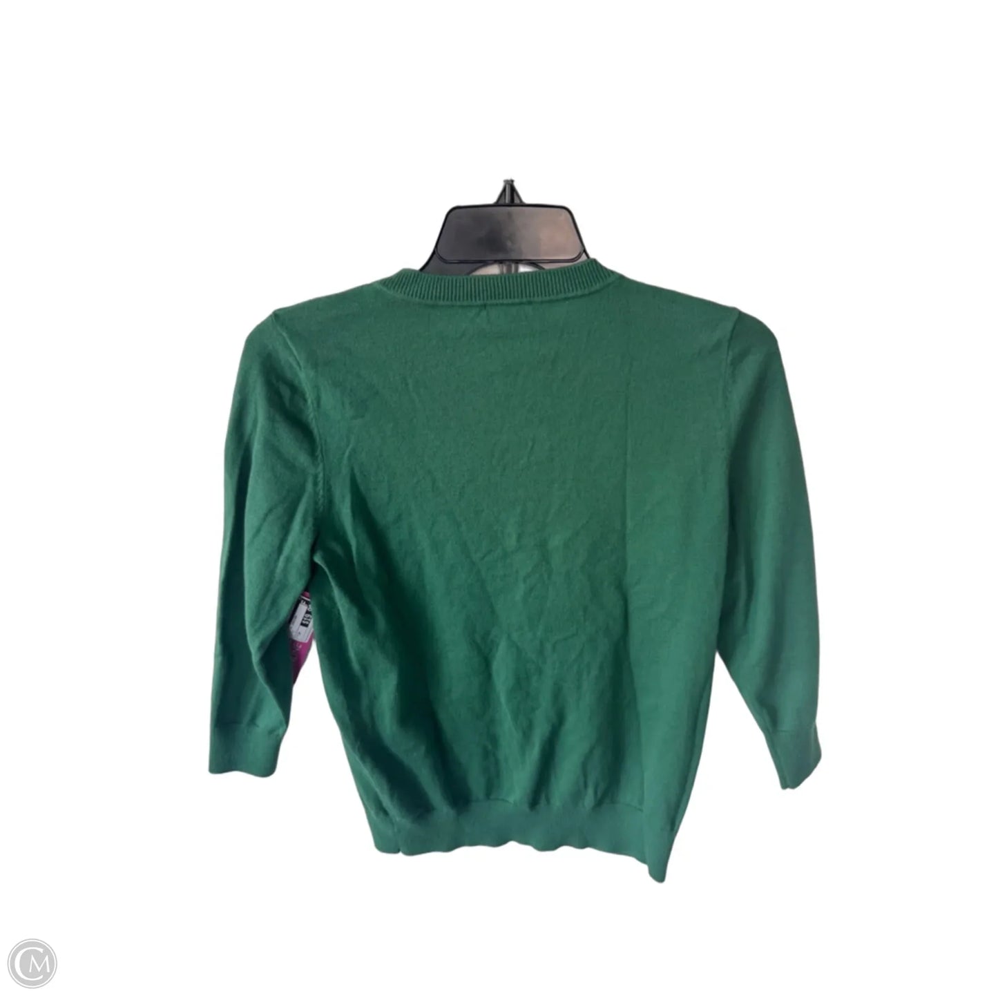 Sweater Cardigan By Talbots In Green, Size: Sp