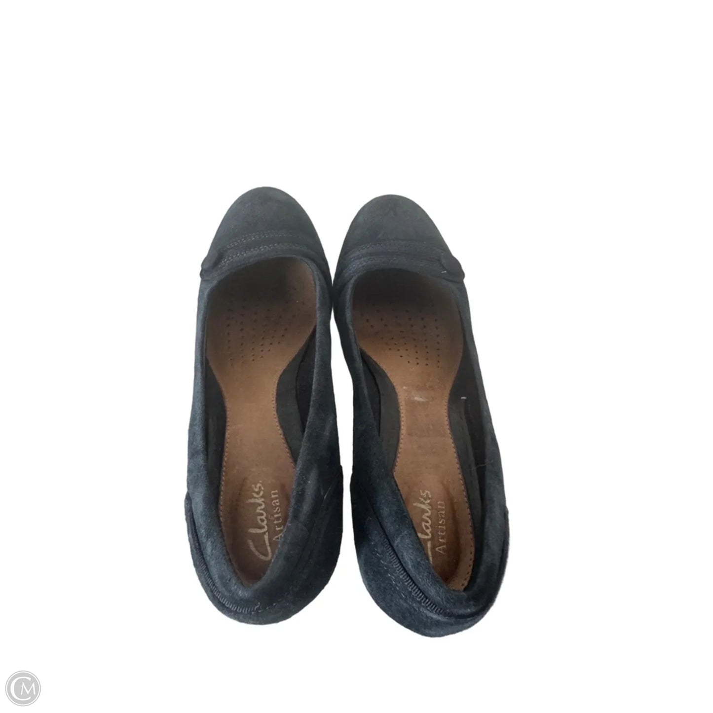 Shoes Heels Block By Clarks In Blue, Size: 8