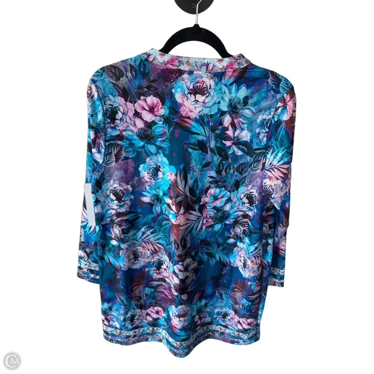 Dress Casual Short By Soft Surroundings In Blue & Purple, Size: M