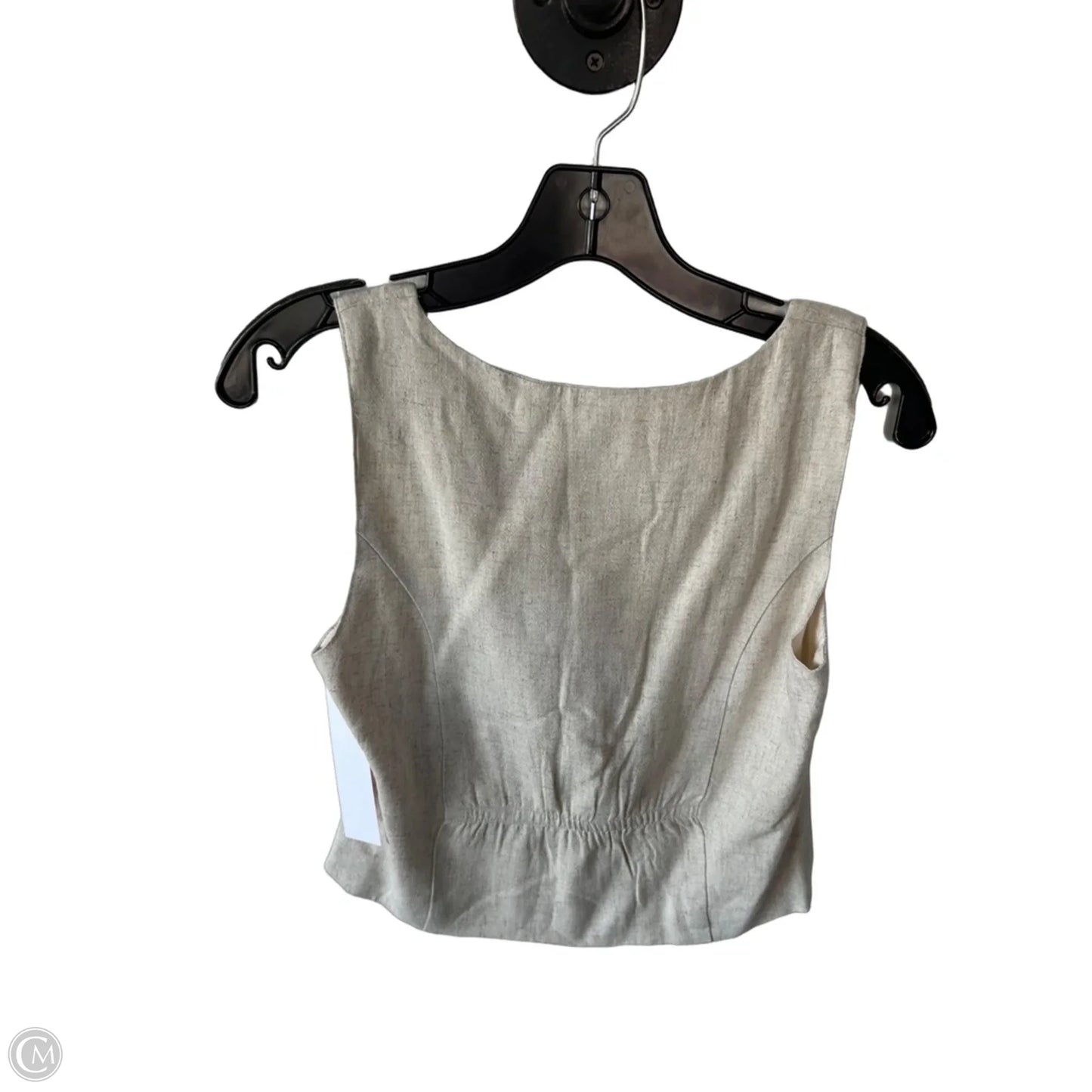 Vest Other By Clothes Mentor In Tan, Size: M