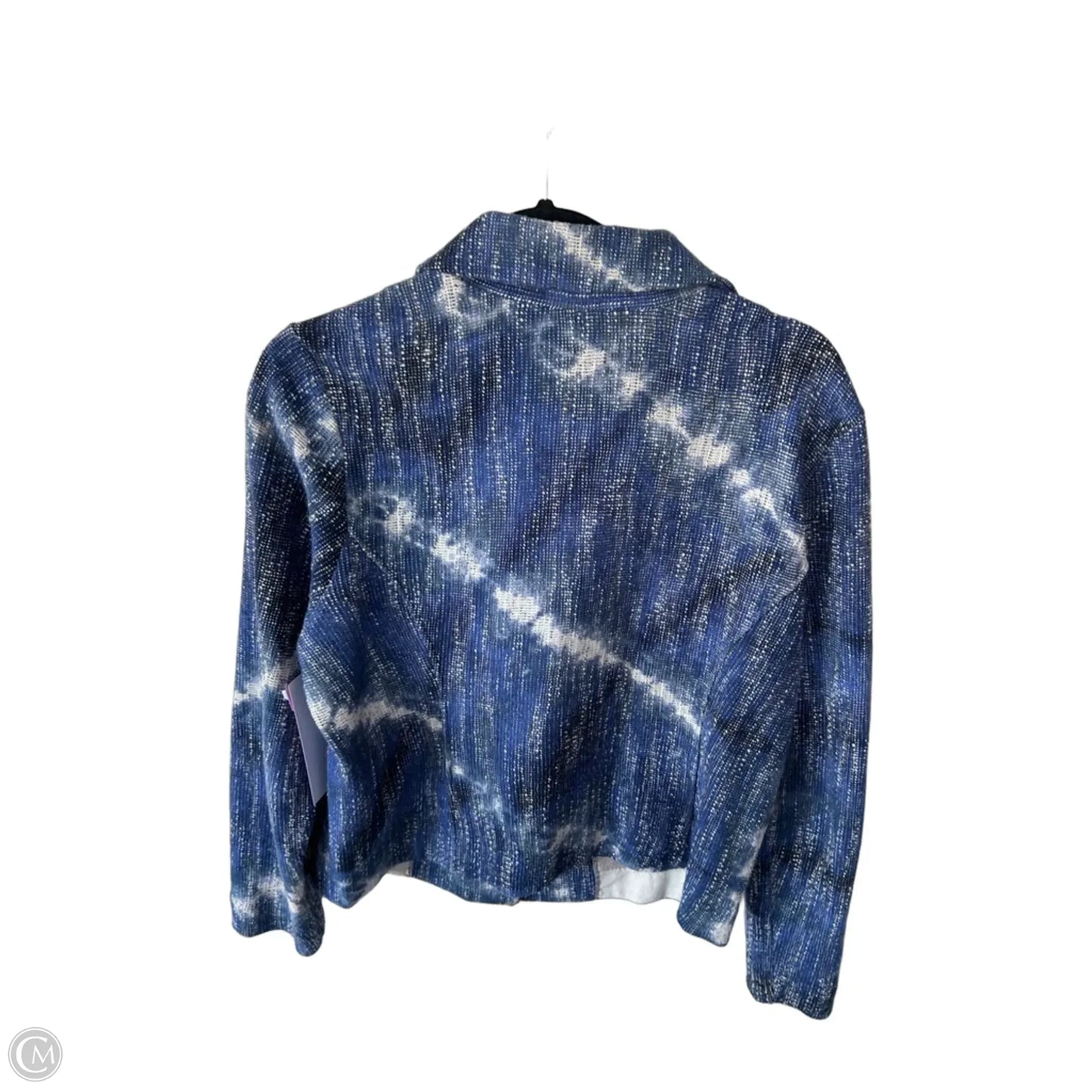 Blazer By Nic + Zoe In Blue & White, Size: L