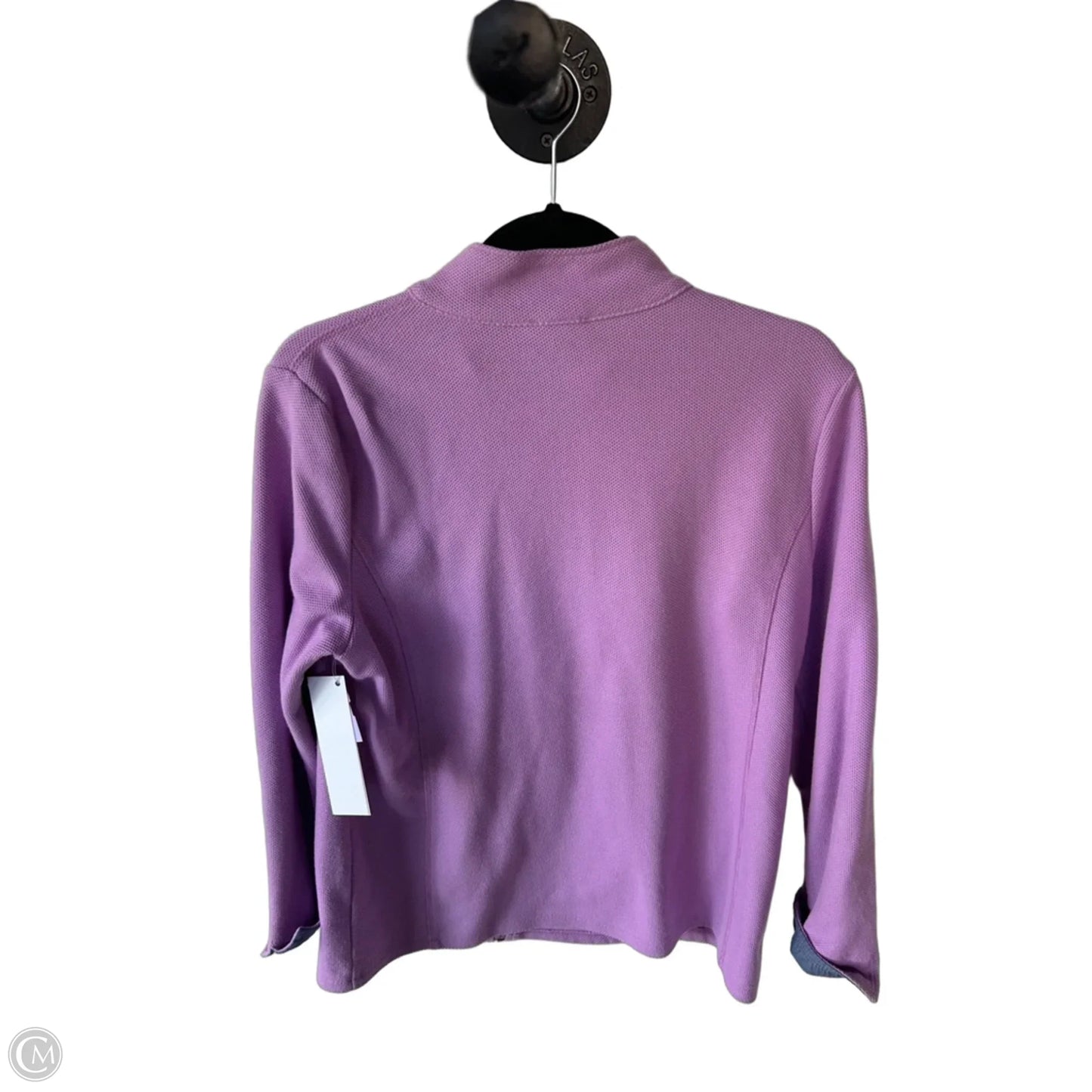 Sweatshirt Crewneck By Talbots In Purple, Size: Lp