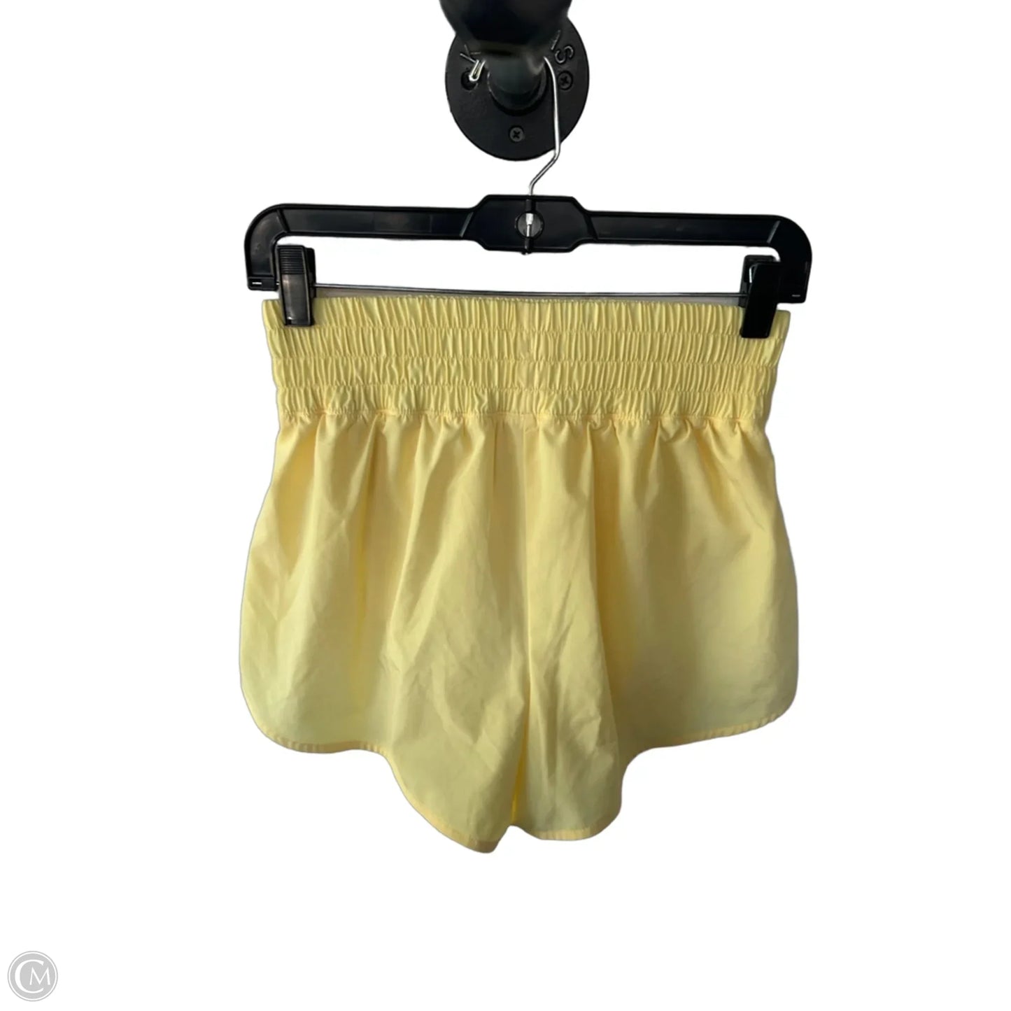 Athletic Shorts By Peloton In Yellow, Size: S