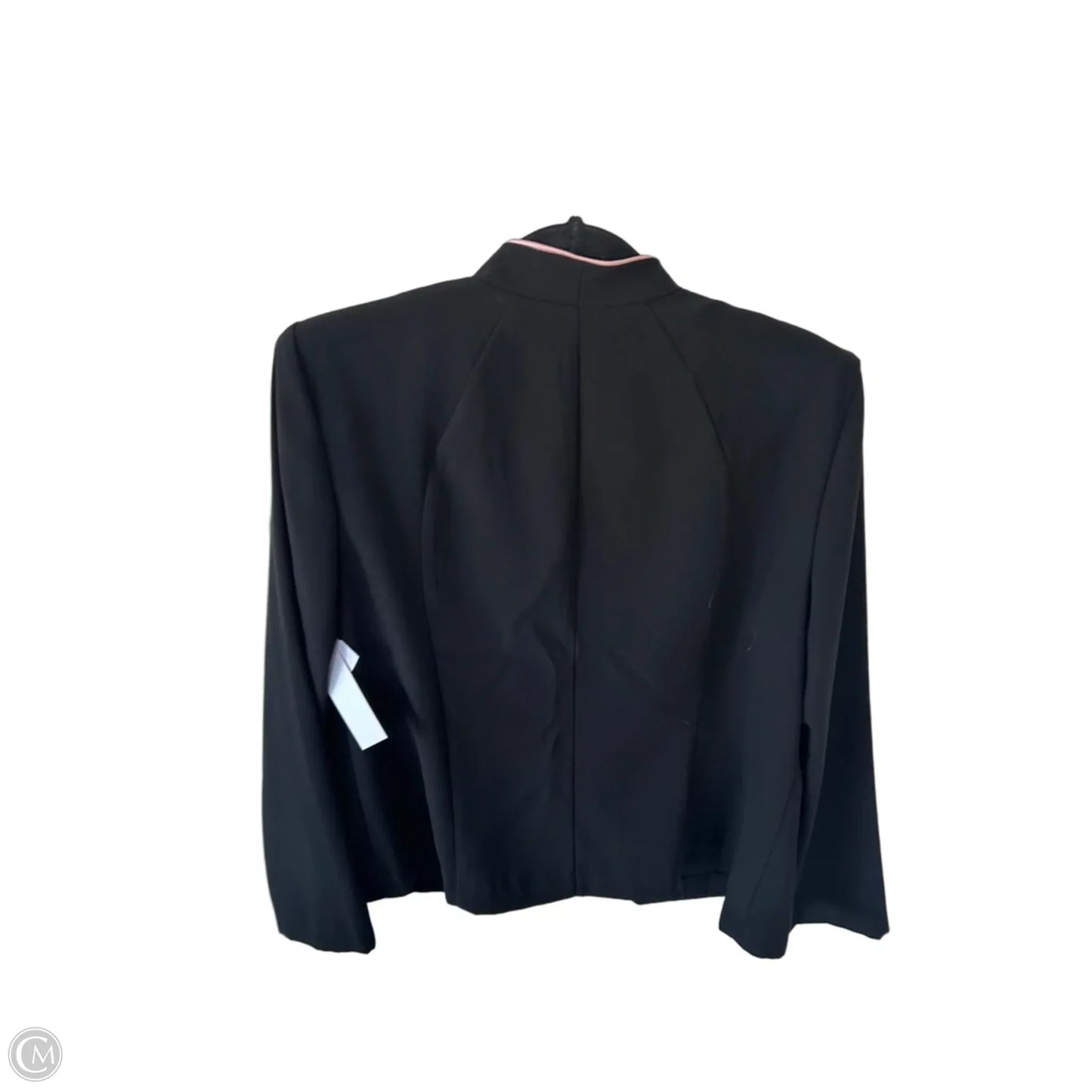 Blazer By Sag Harbor In Black & Pink, Size: L