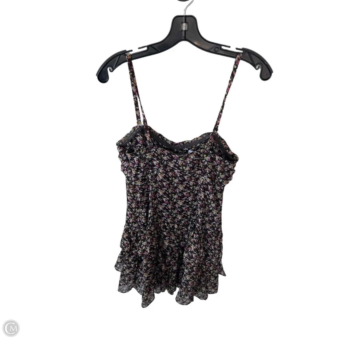 Dress Party Short By Express In Brown & Yellow, Size: M