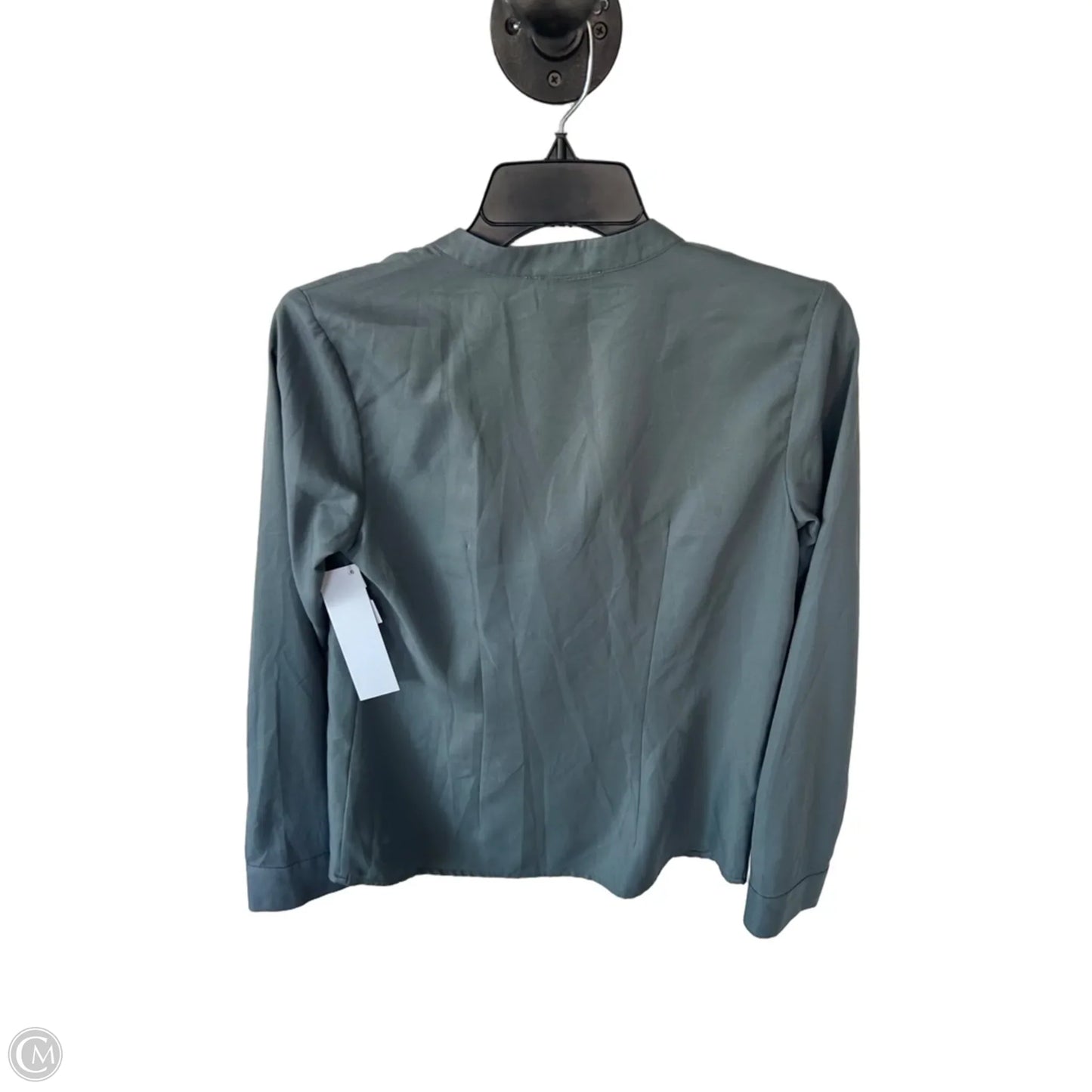 Blouse Long Sleeve By Limited In Green, Size: Xs