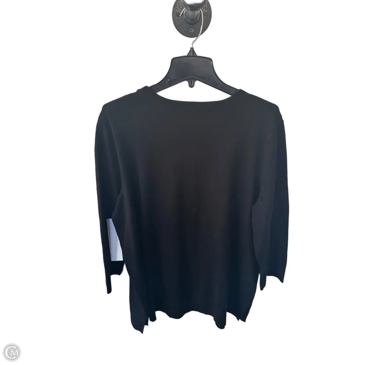 Sweater By Cable And Gauge In Black, Size: 2x