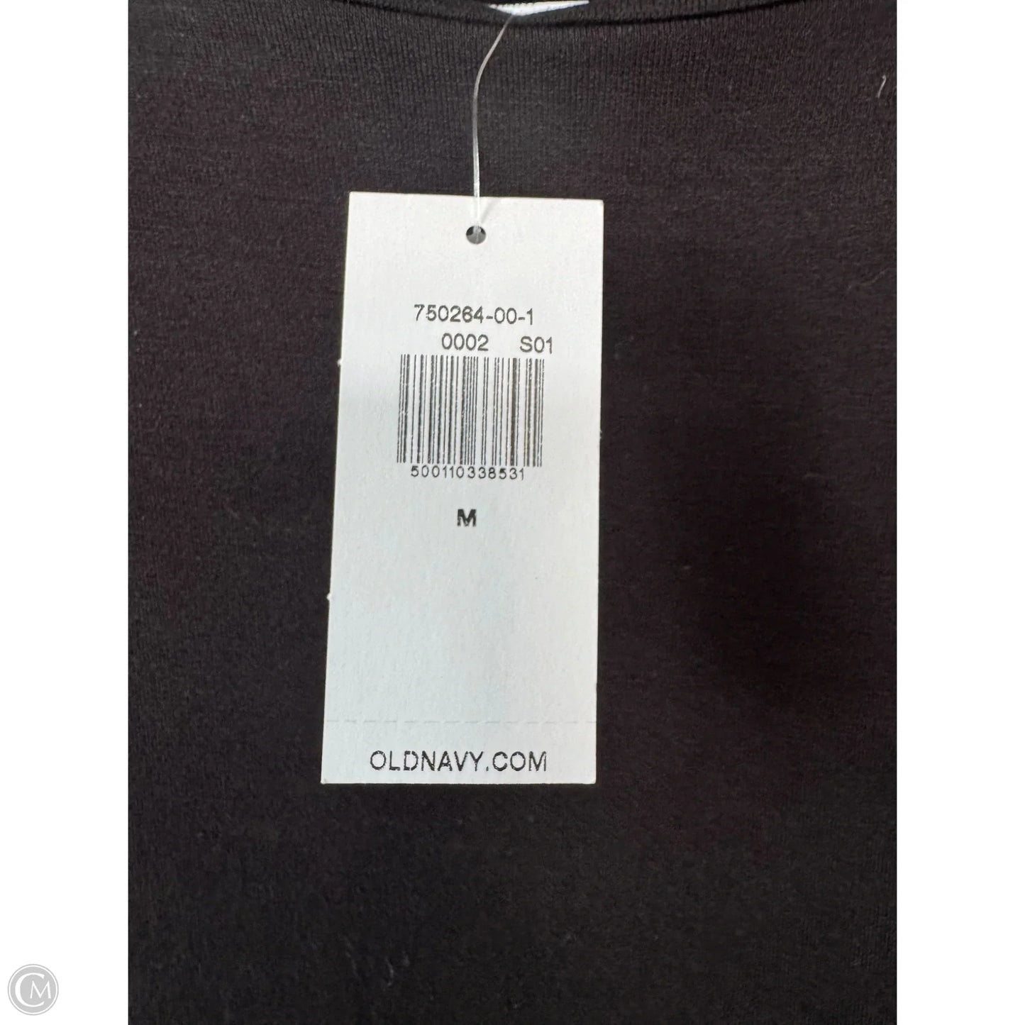 Top Long Sleeve Basic By Old Navy In Black, Size: M