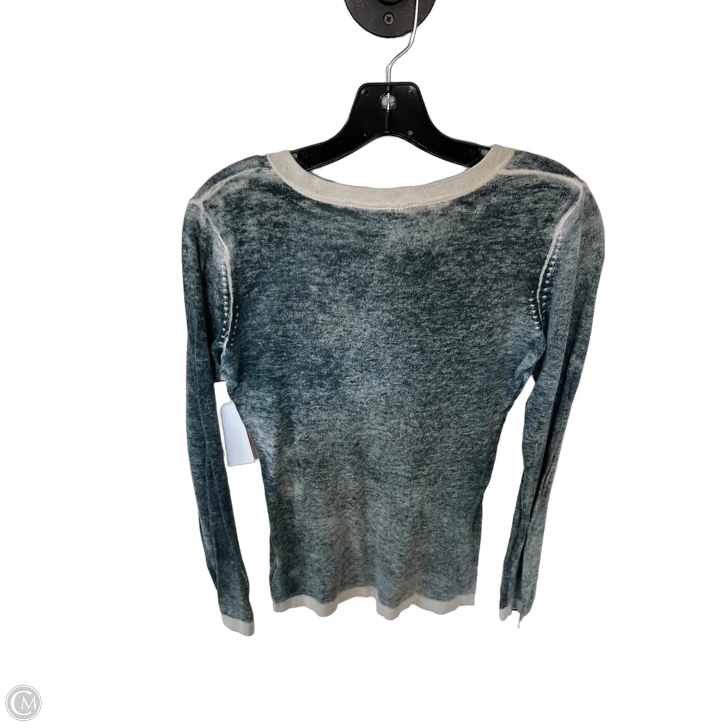 Sweater By Cabi In Green & Tan, Size: S