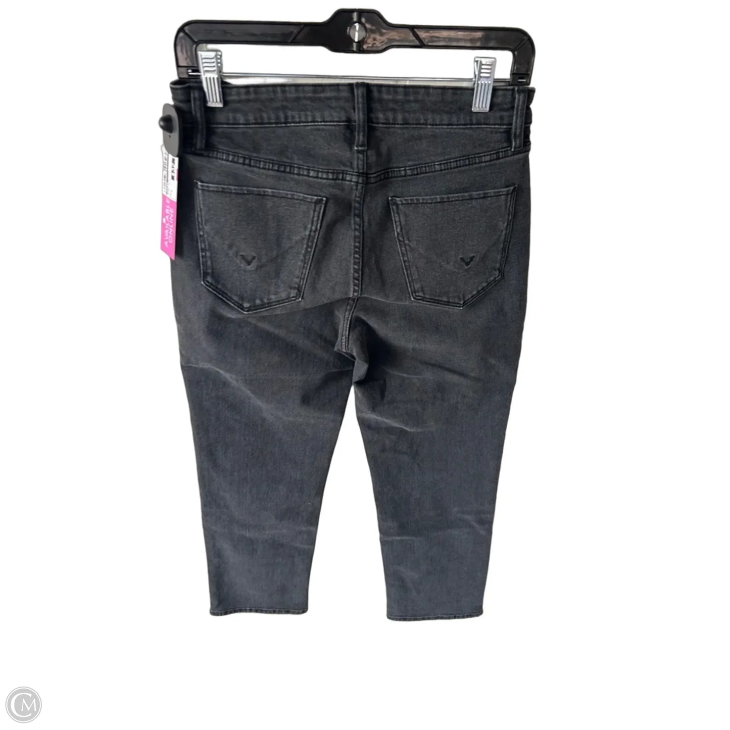 Jeans Straight By Hudson In Black Denim, Size: 6