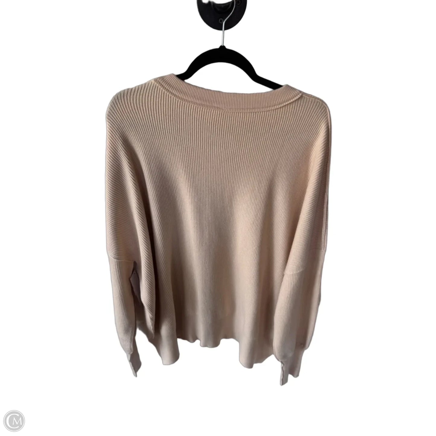 Sweater By Cme In Cream, Size: Xl