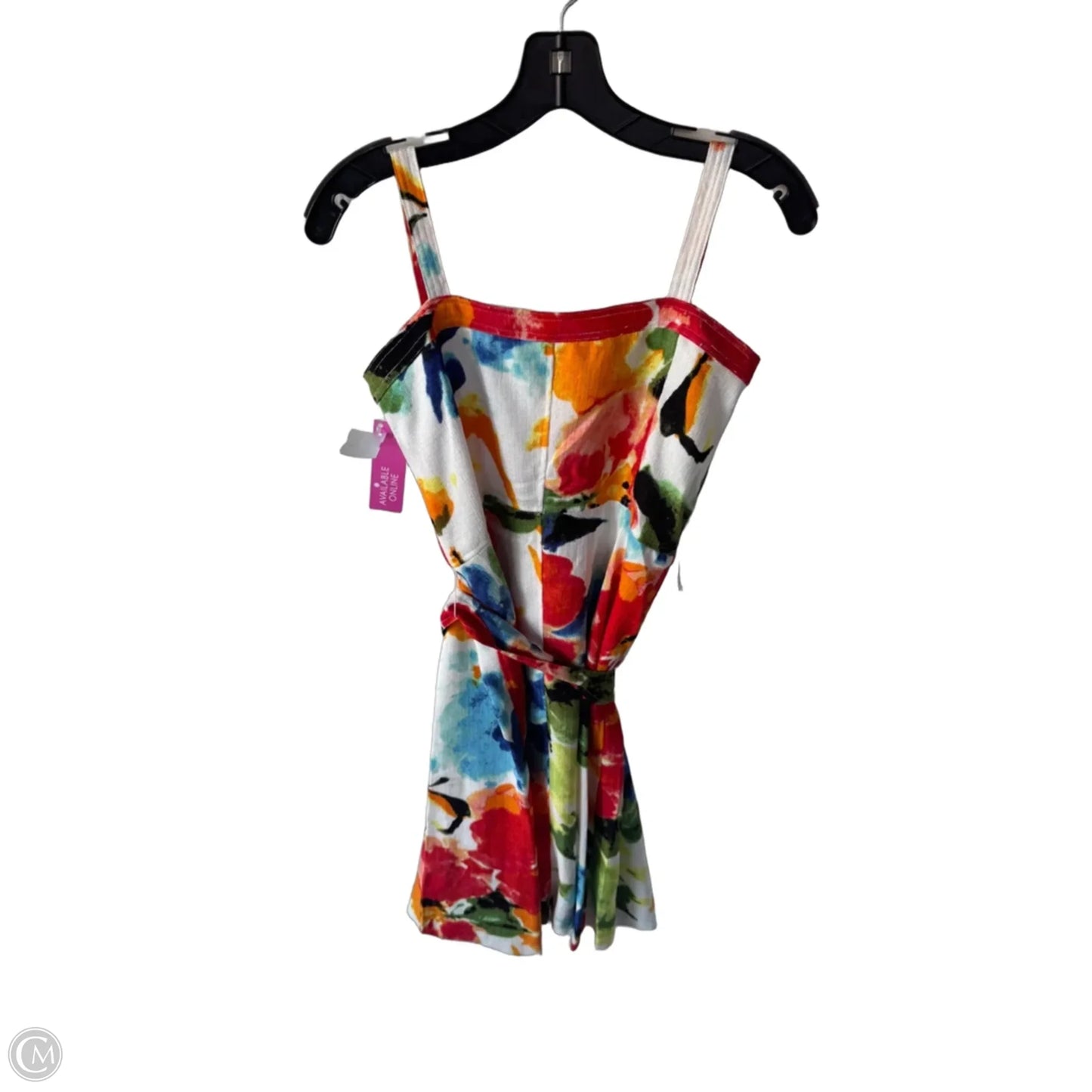 Dress Party Midi By Donna Ricco In Orange & Red, Size: M