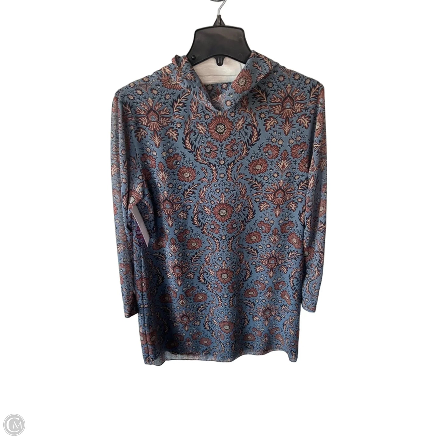 Dress Casual Short By Cabi In Blue & Brown, Size: M