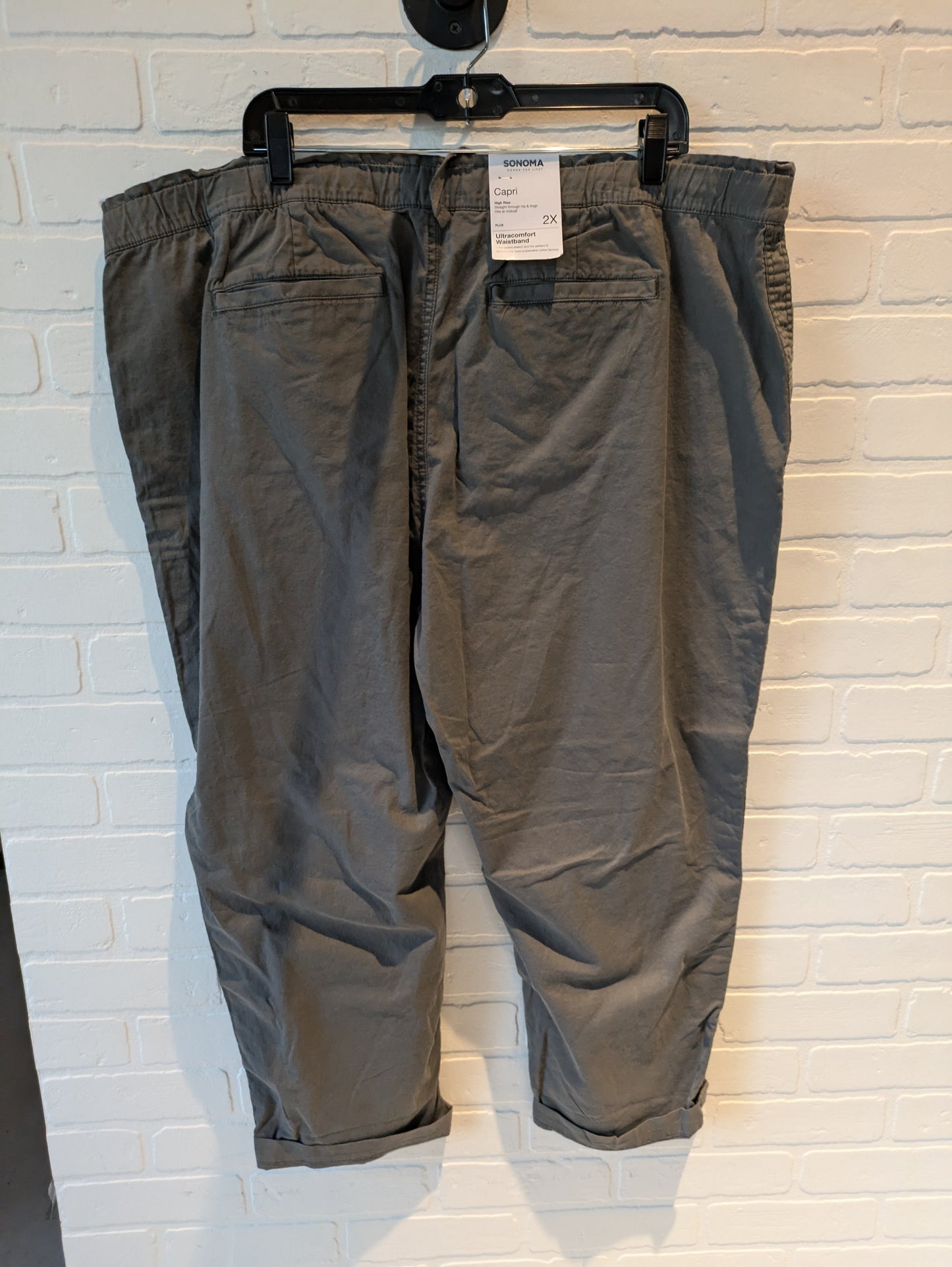 Grey Capris Sonoma, Size 2x