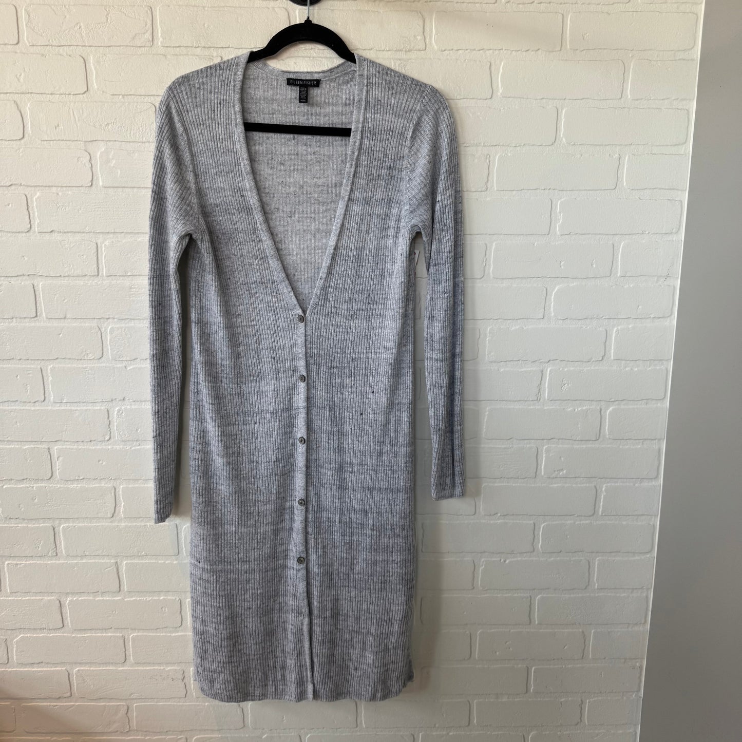 Cardigan By Eileen Fisher In Grey, Size: M