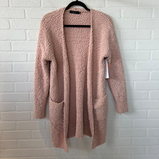 Sweater Cardigan By Clothes Mentor In Pink, Size: S