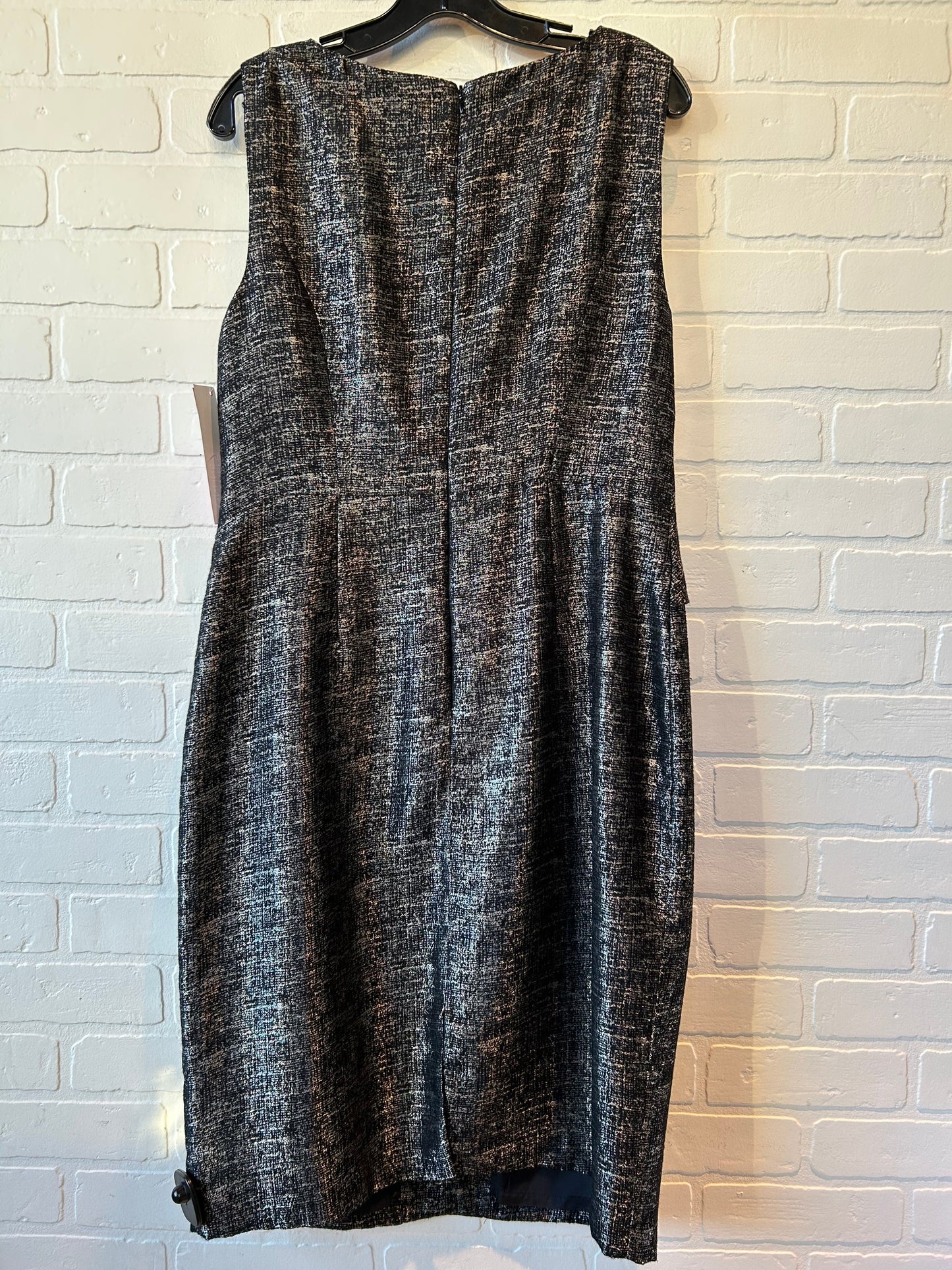 Dress Party Short By Adrianna Papell In Black & Gold, Size: L