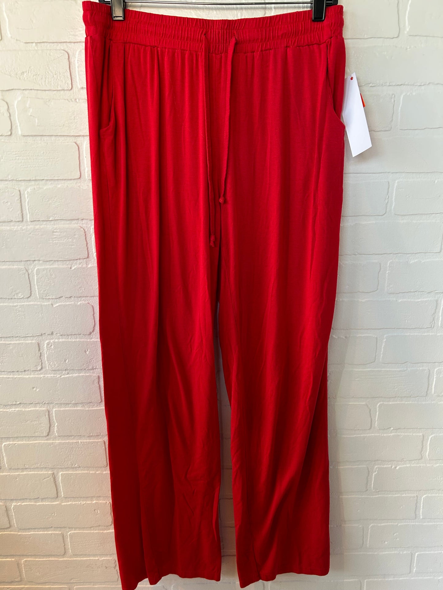 Pajama Pants By Clothes Mentor In Red, Size: 16