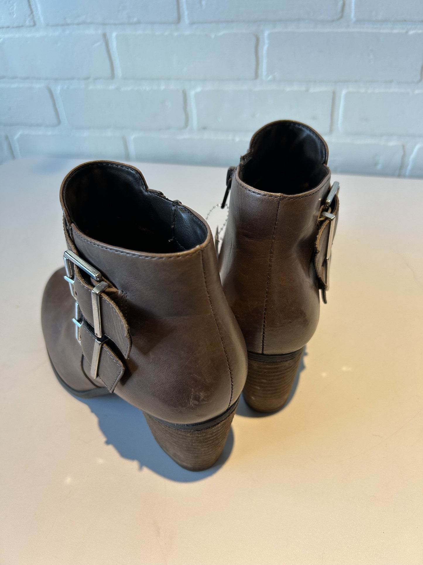 Boots Ankle Heels By Clarks Size: 6.5