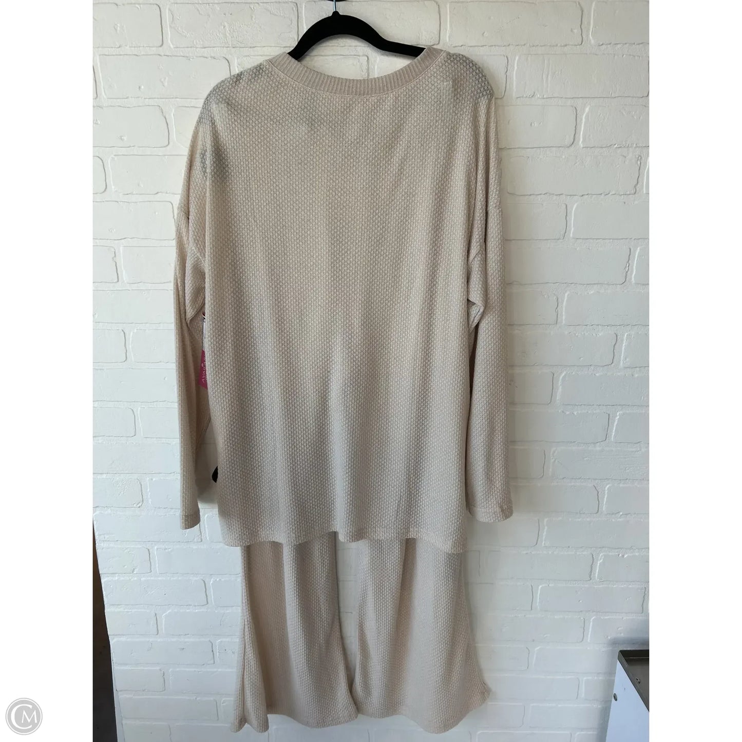 Lounge Set Pants By Kori America In Tan, Size: L