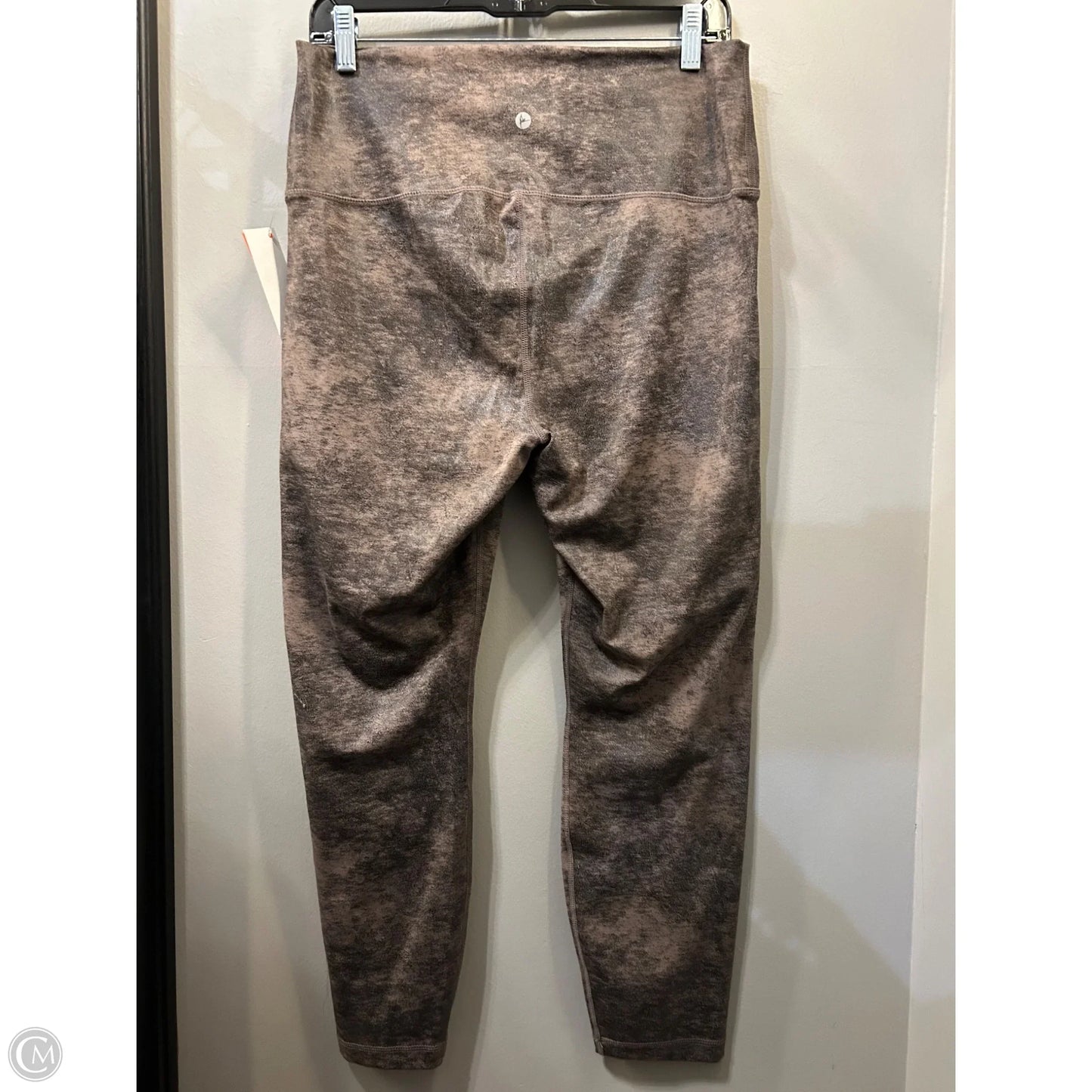 Athletic Leggings By 90 Degrees By Reflex In Black & Brown, Size: 20