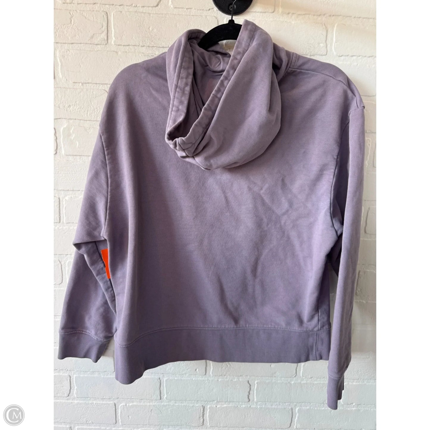 Sweatshirt Hoodie By Calvin Klein In Purple, Size: M