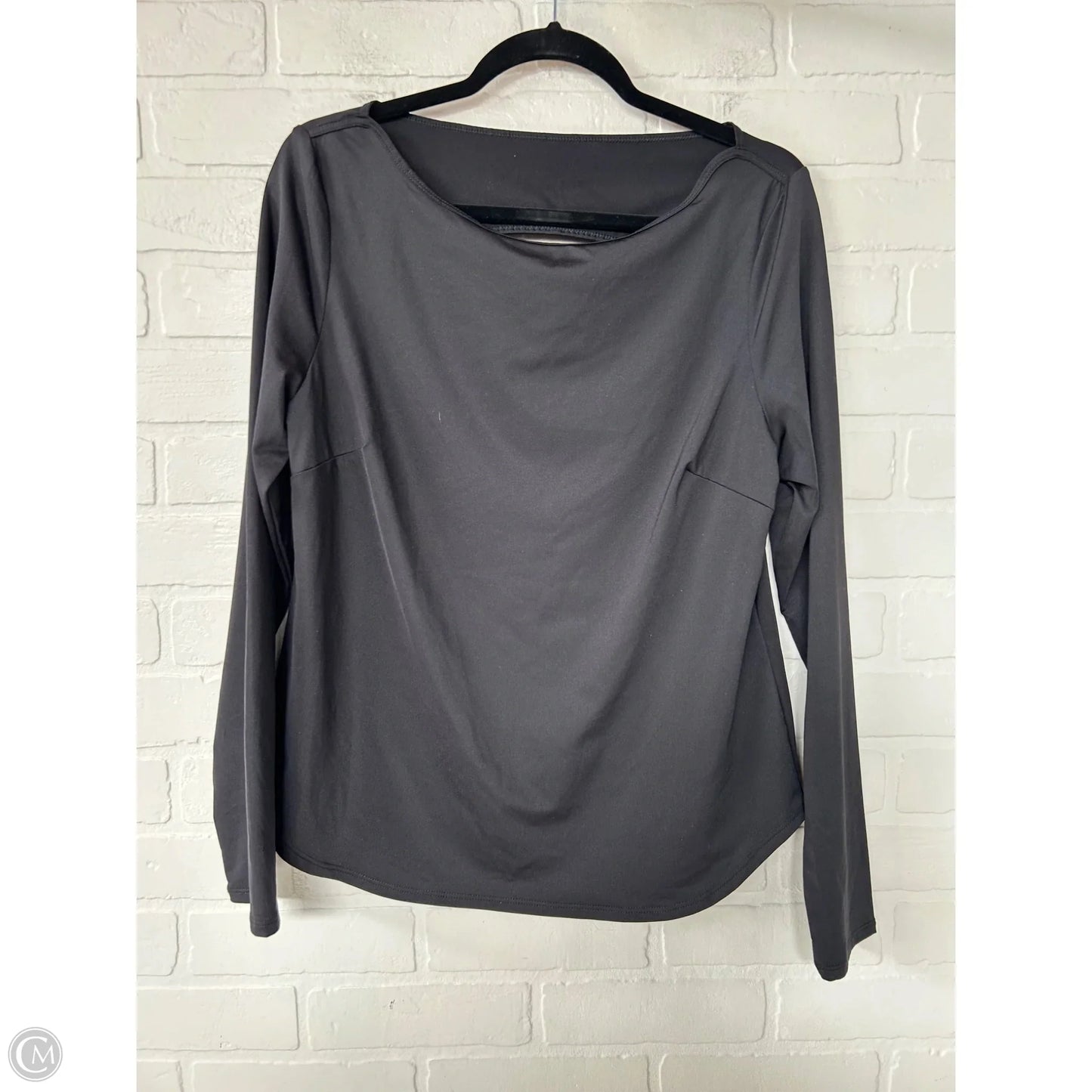 Athletic Top Long Sleeve Crewneck By Joy Lab In Black, Size: Xl