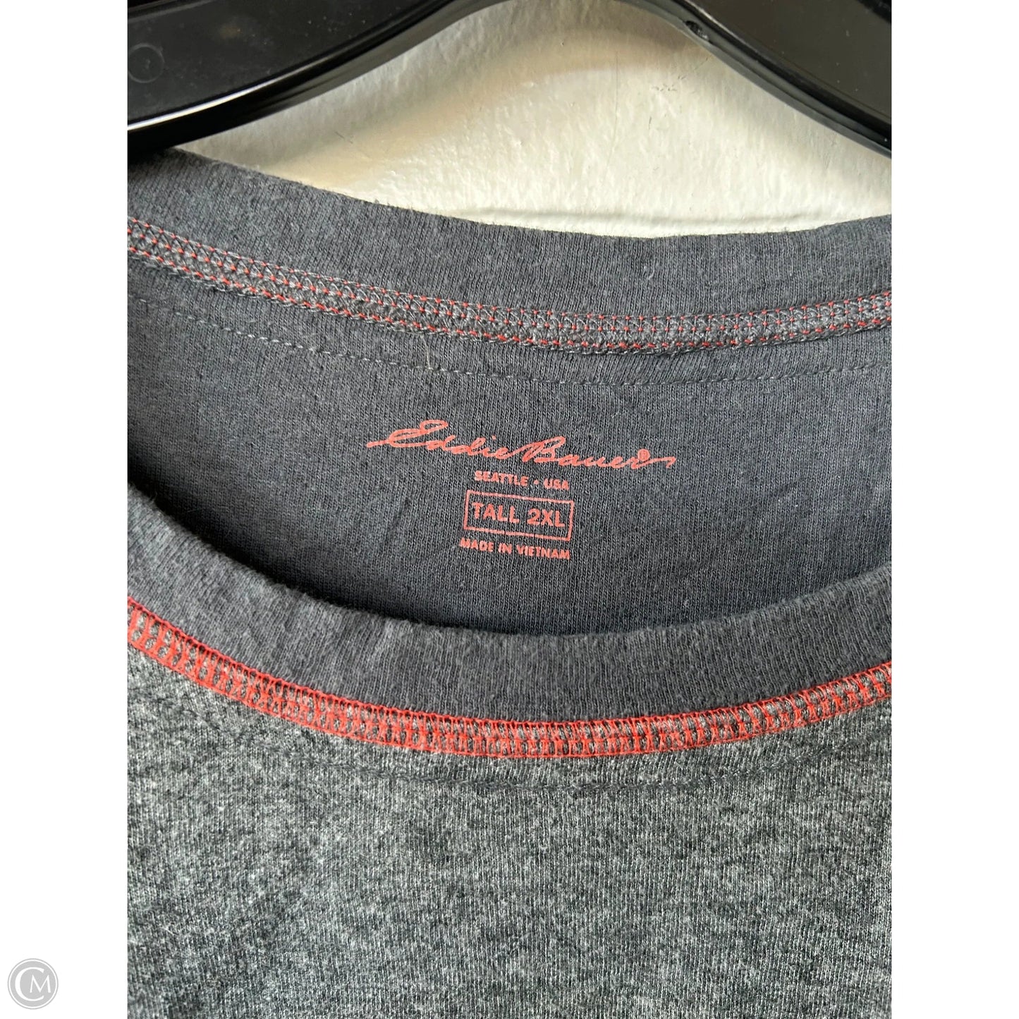 Top Long Sleeve By Eddie Bauer In Grey, Size: 2x