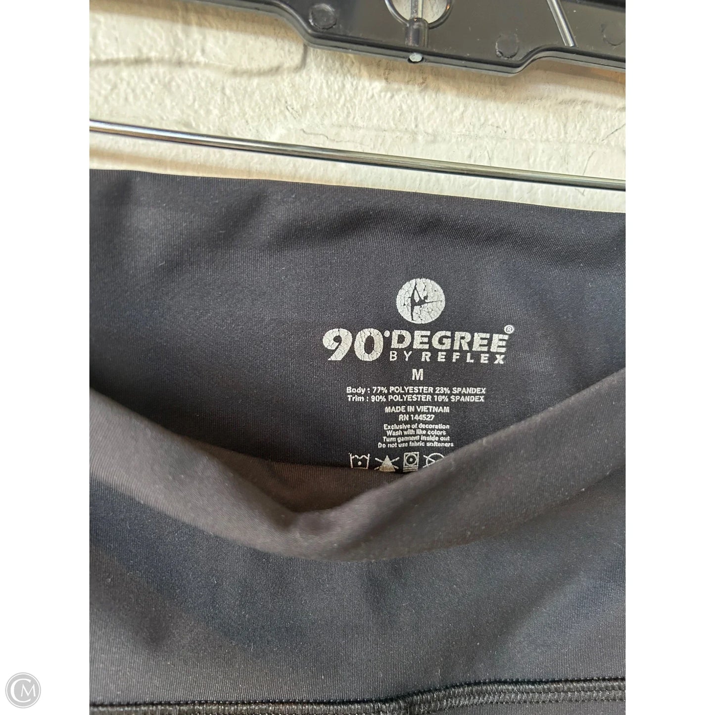 Athletic Leggings By 90 Degrees By Reflex In Black, Size: 8