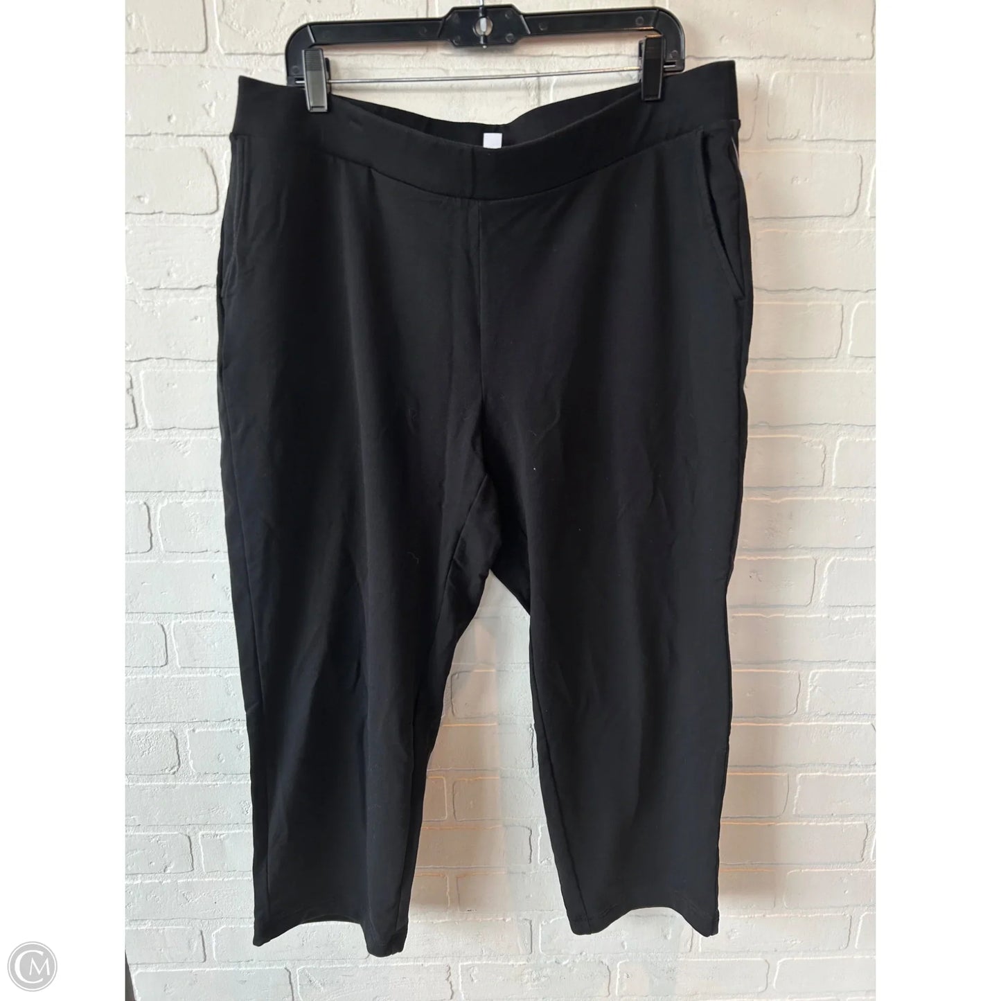 Pants Cropped By Pure Jill In Black, Size: 20