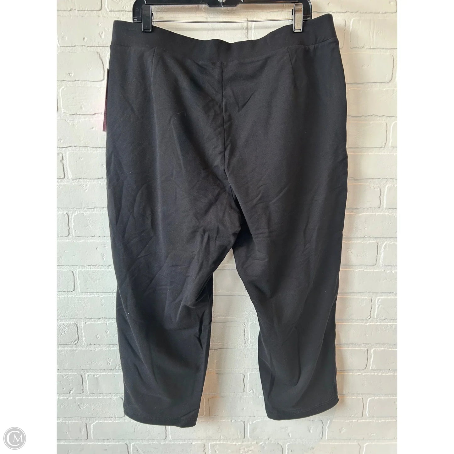 Pants Cropped By Pure Jill In Black, Size: 20