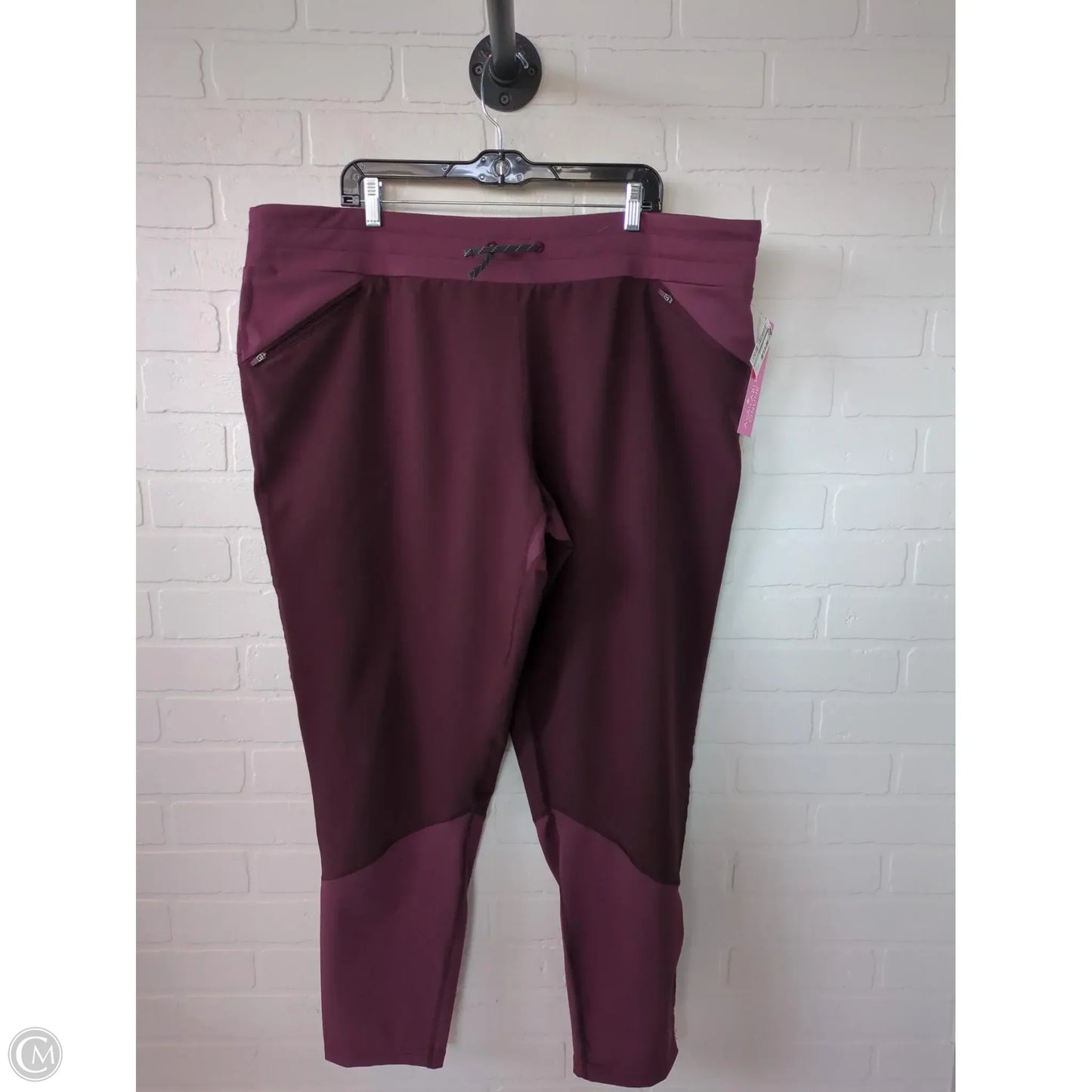 Athletic Leggings By Columbia In Red, Size: 18