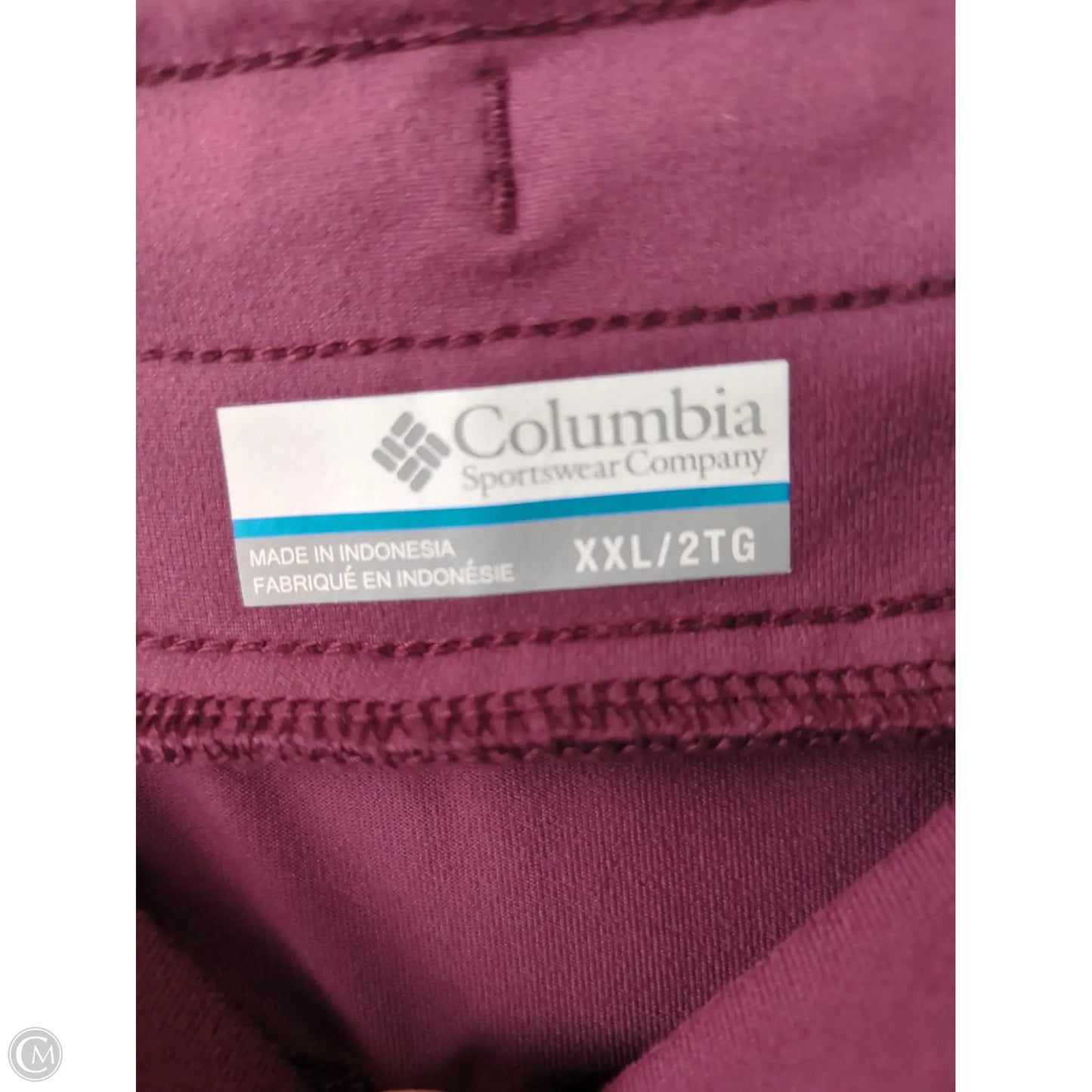 Athletic Leggings By Columbia In Red, Size: 18