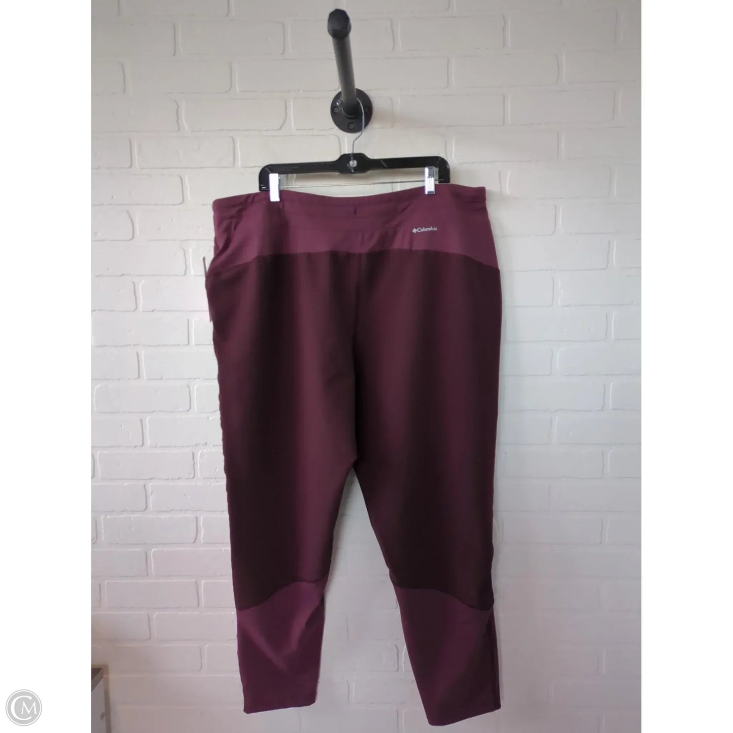 Athletic Leggings By Columbia In Red, Size: 18